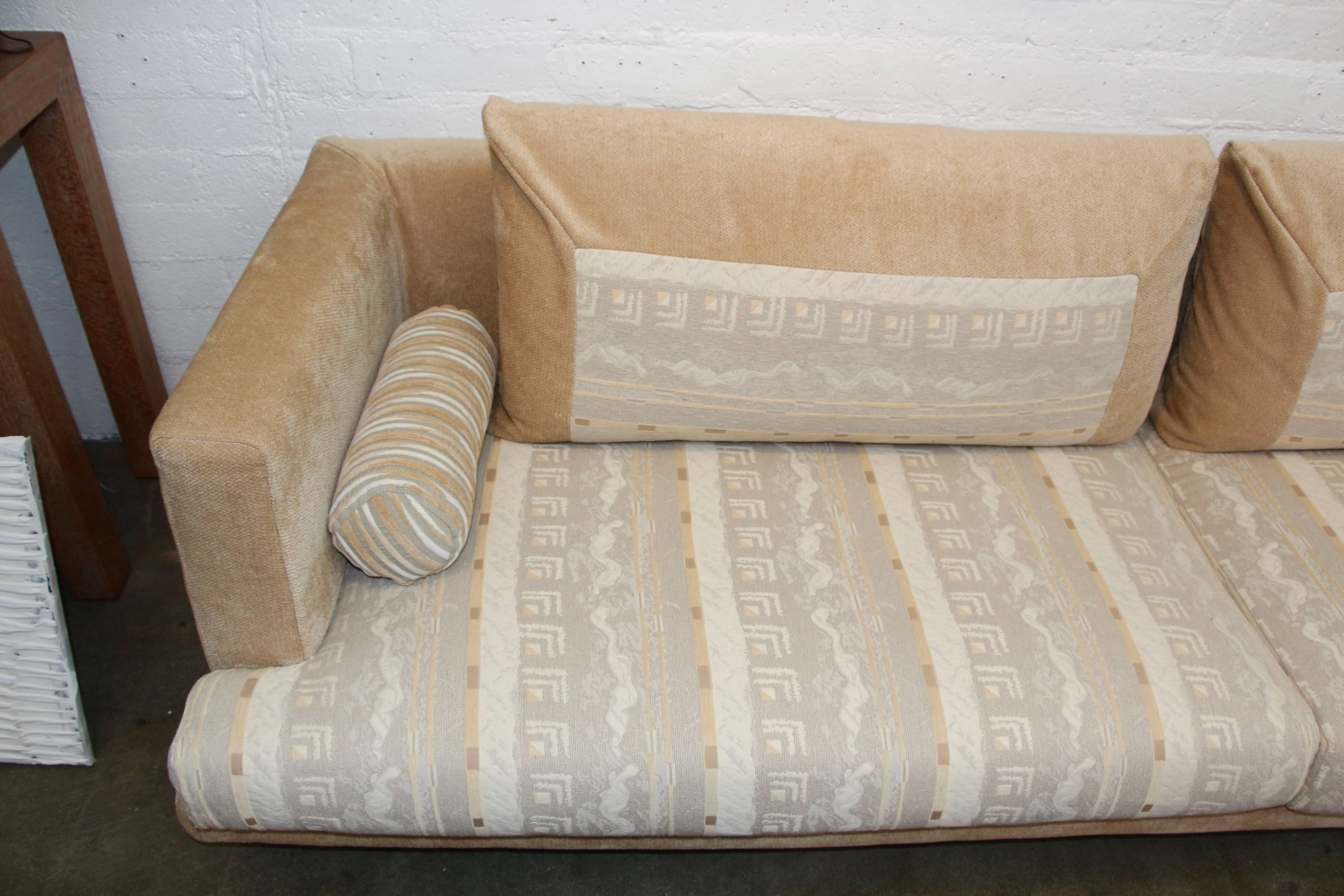 Italian Sofa by Giorgio Saporiti for Il Loft in Original Fabric