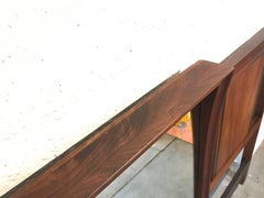 Elegant Sculptural Dillingham Walnut Mirror