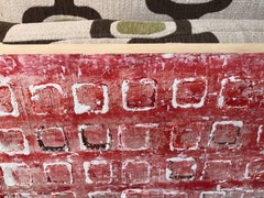 Bemerkenswerter Künstler John Szabo Acryl auf Tafel „Squares III“