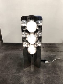 George Kovacs for Leviton 1970’s Chrome Lamp 3 Bulbs