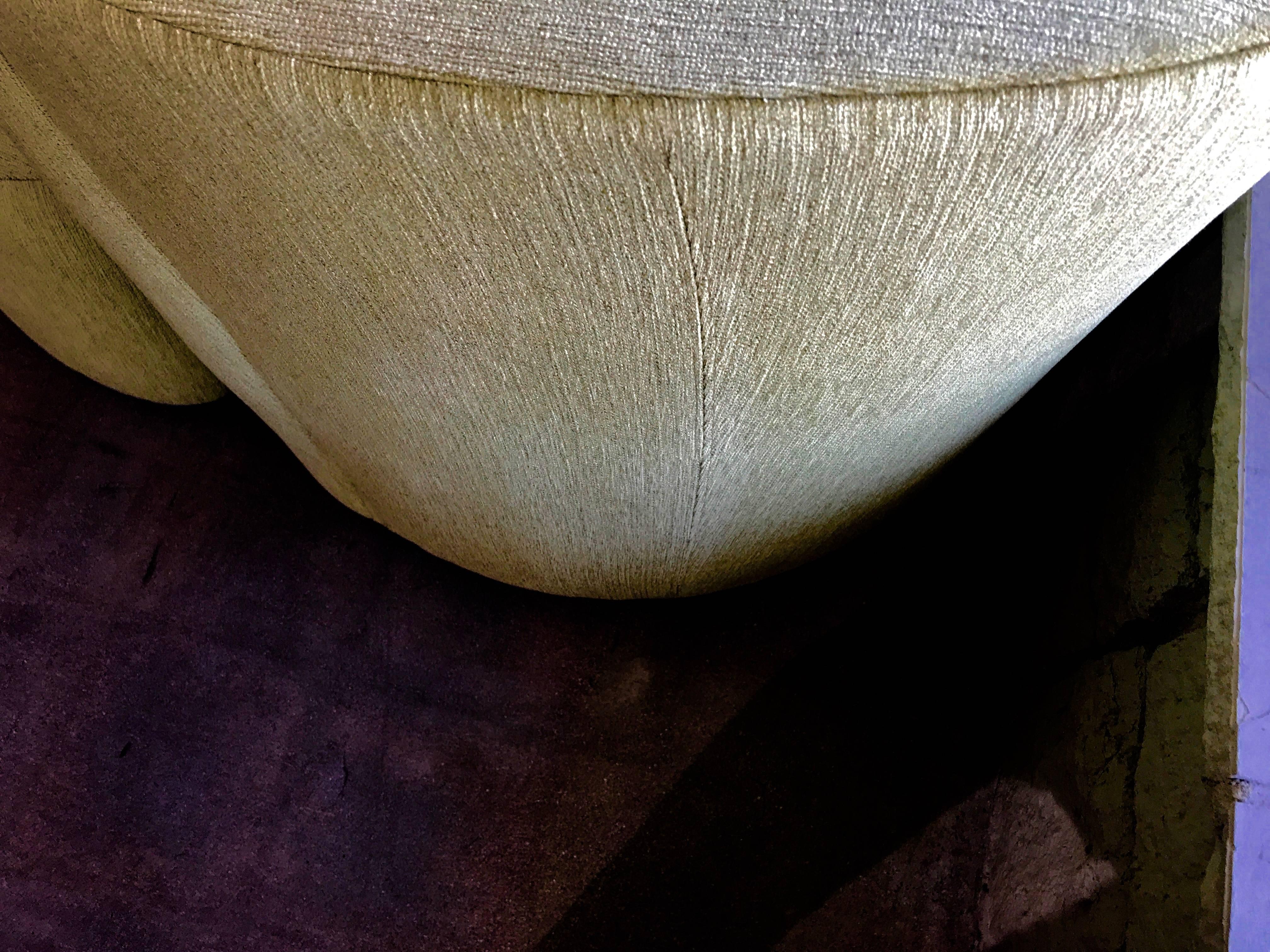 Pair of Vladimir Kagan Designed Nautilus Chairs with Matching Ottomans 4