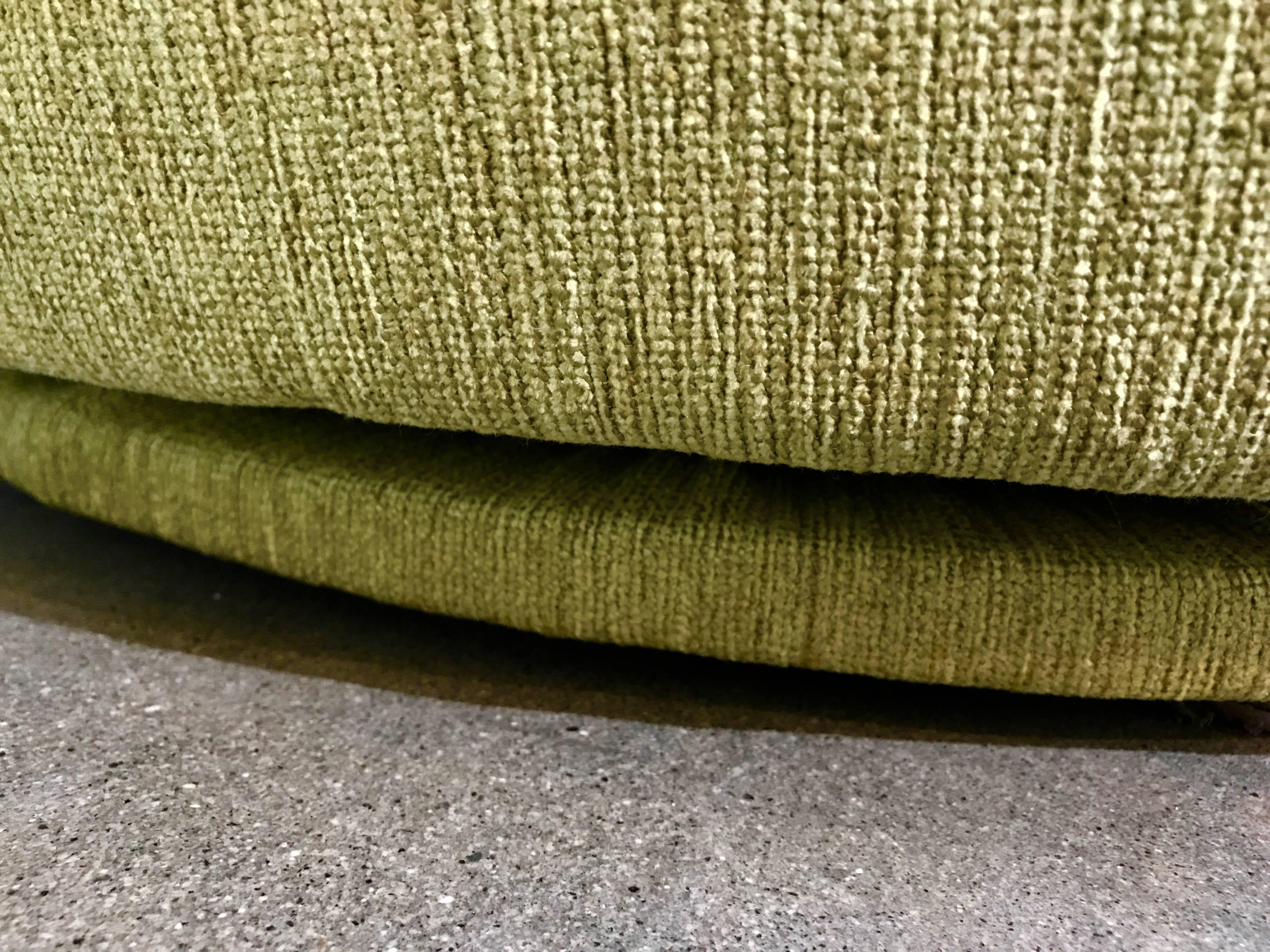 Pair of Vladimir Kagan Designed Nautilus Chairs with Matching Ottomans 5