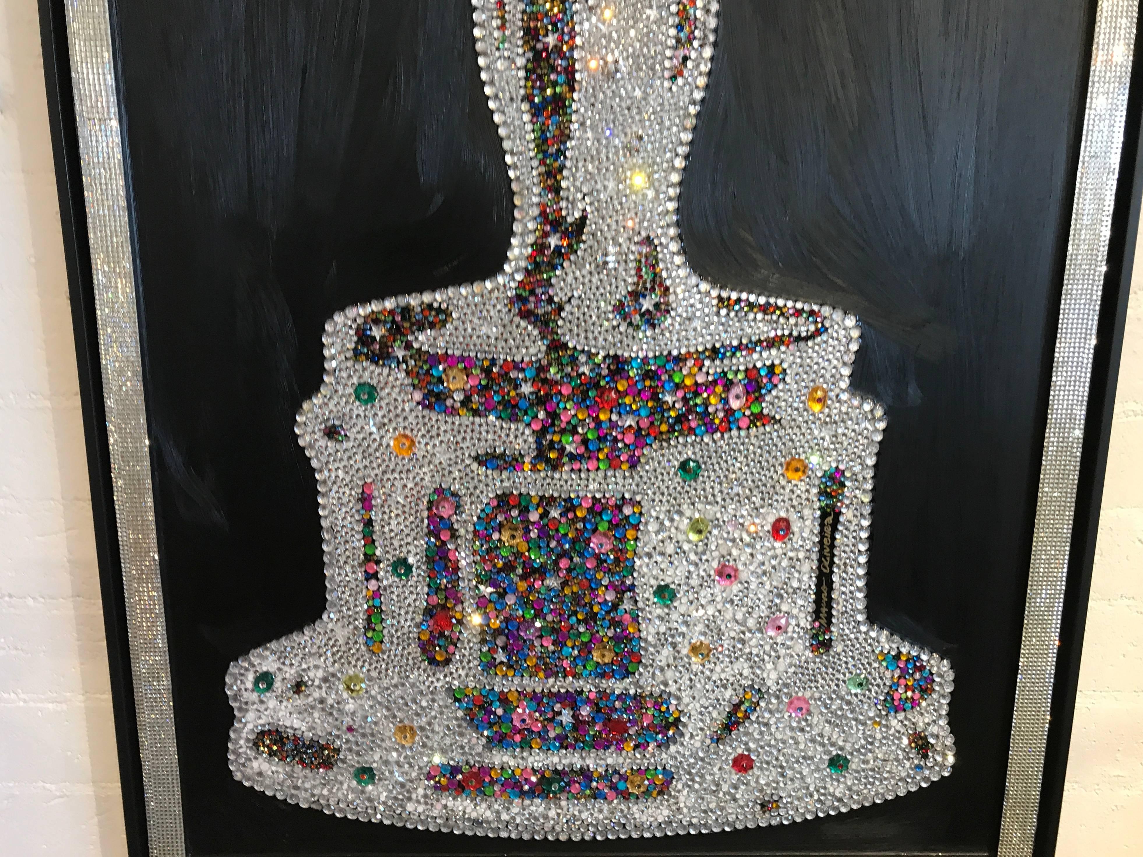 Mauro Oliveira Masterpiece Oscar with over 10, 000 Swarovski and Czech Crystals 2