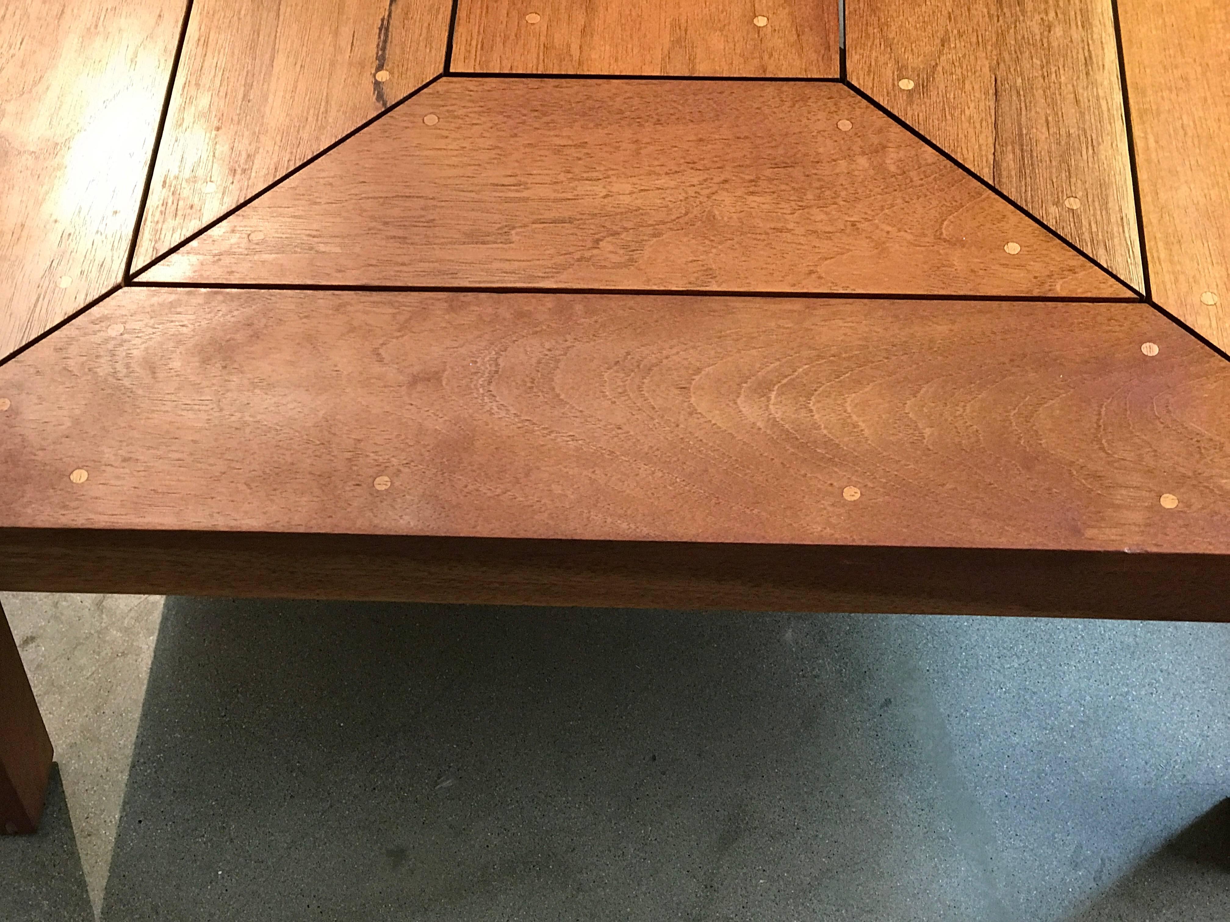 Contemporary Rob Edley Welborn Prototype Square Coffee Table in Spanish Cedar