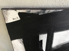 B&W Abstract by Palm Springs Artist Donald Lloyd Smith