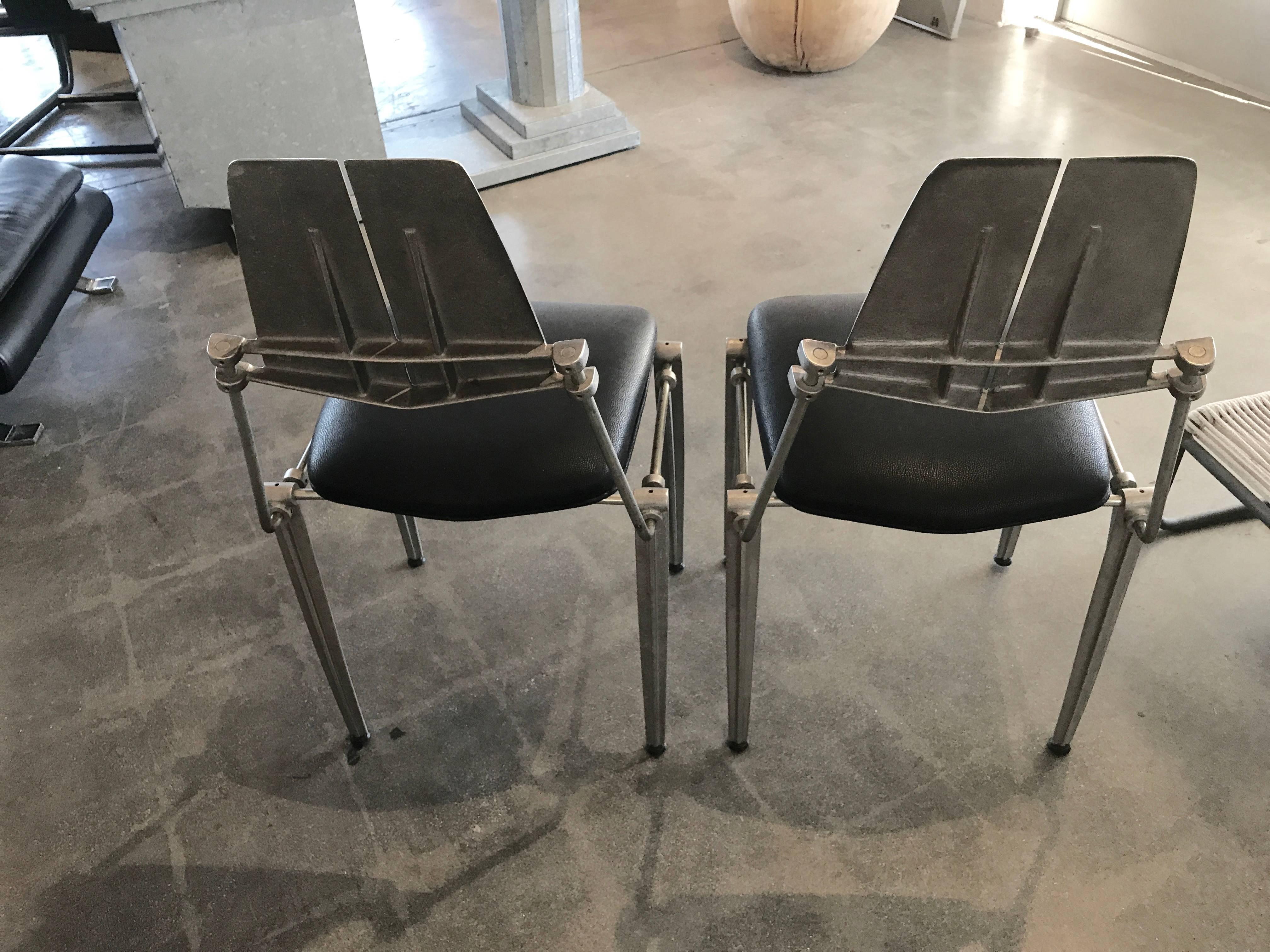 Pair of Robert Josten Chairs and Matching Table 1