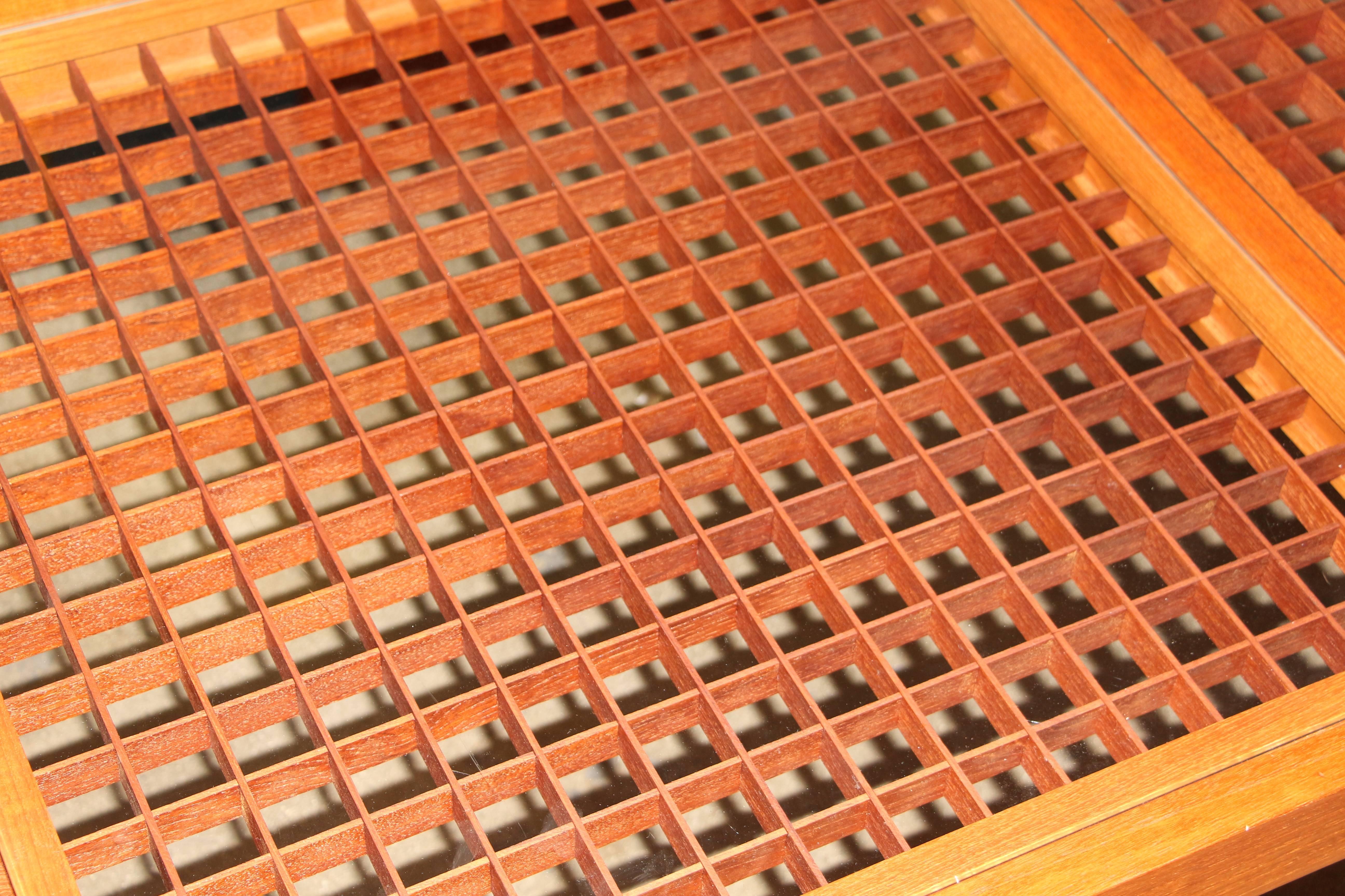 lattice coffee table