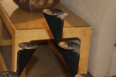 Ensemble assorti de chandeliers en fer Pucci de Rossi de 1987 pour H. Stuart Dolin