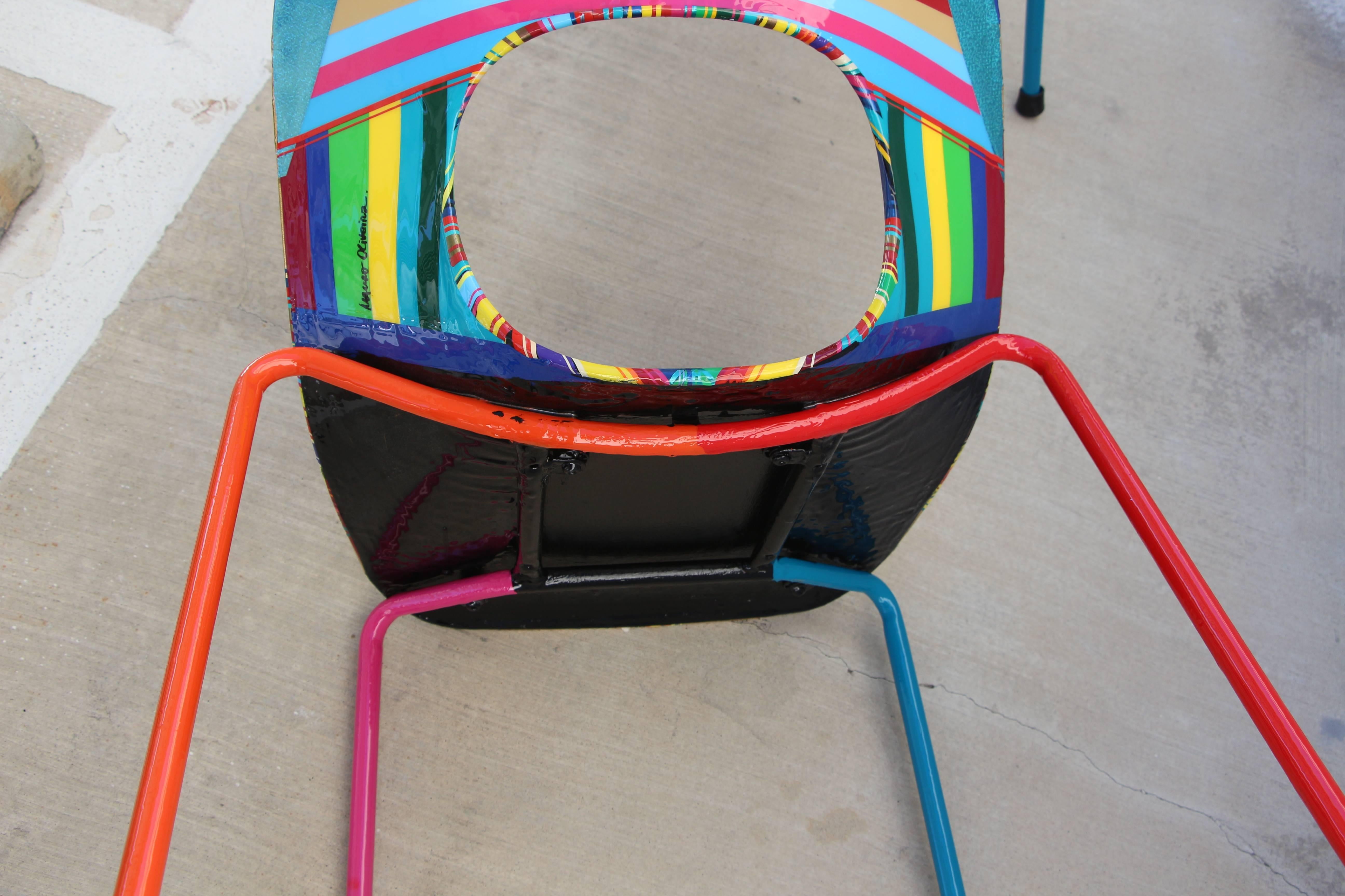 Mauro Oliveira Decorated Chair 3