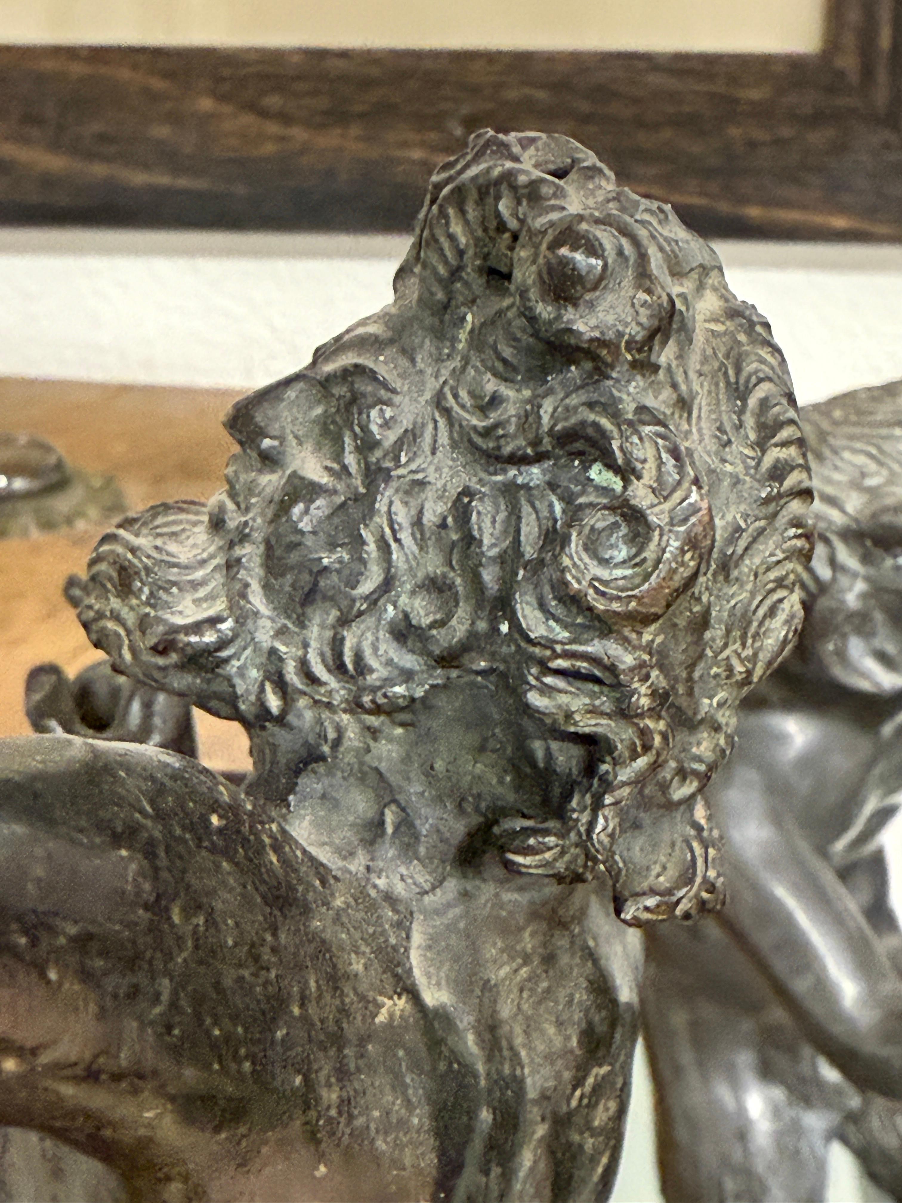 Fauno danzante di Pompei Souvenir del Grand Tour in bronzo in vendita 8