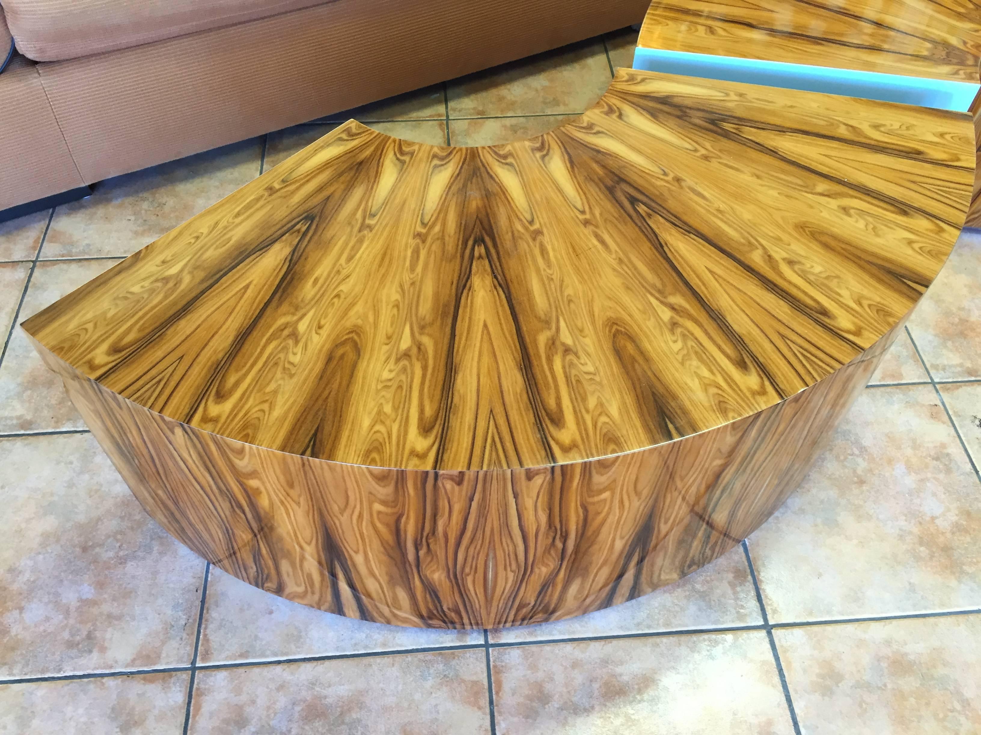 Custom-Made Exotic Wood Configurable Coffee Table or Bench 1