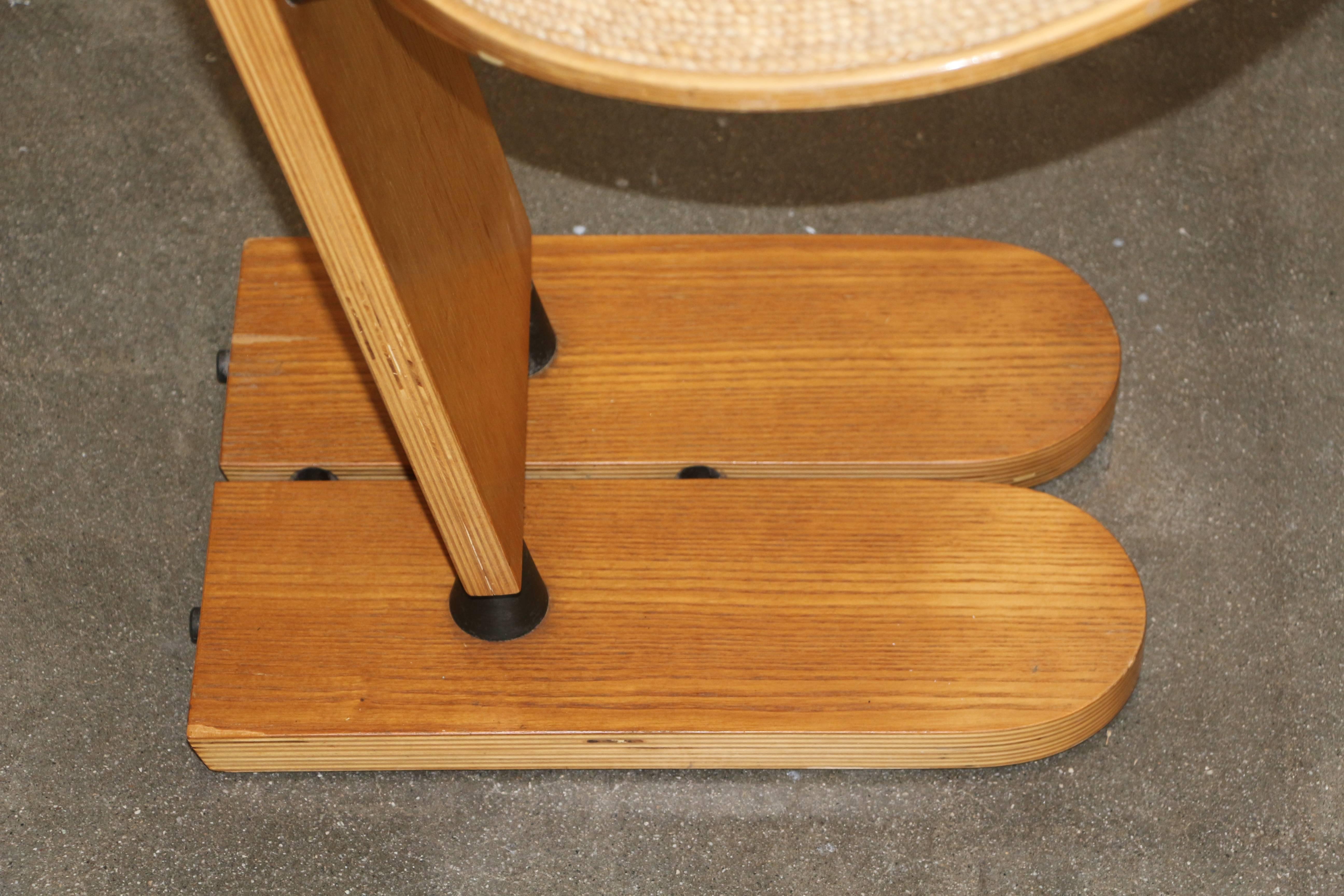 Gigi Sabadin Pala Chair Executed by Emme of Italy, circa 1973 2