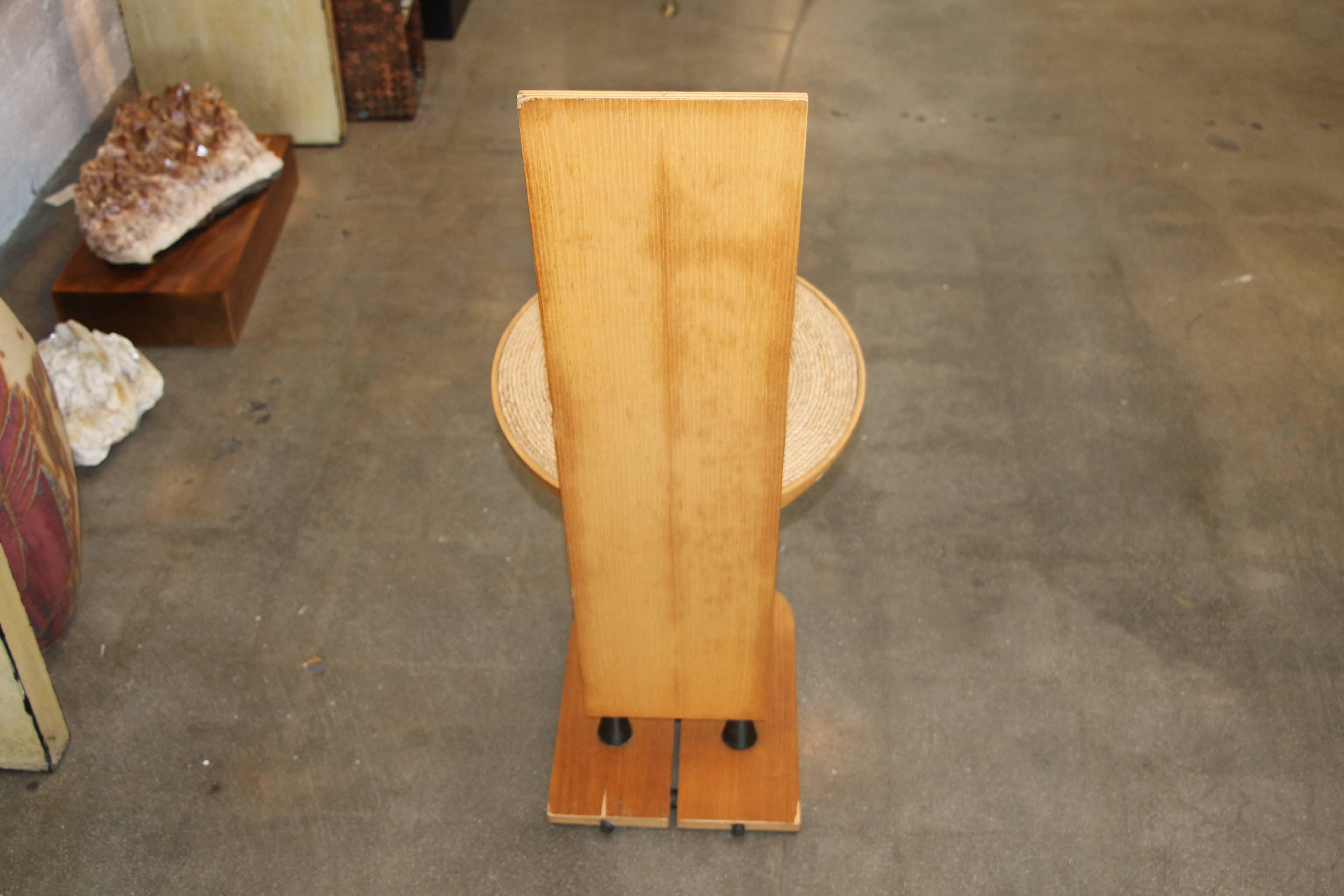 Gigi Sabadin Pala Chair Executed by Emme of Italy, circa 1973 In Good Condition In Palm Springs, CA