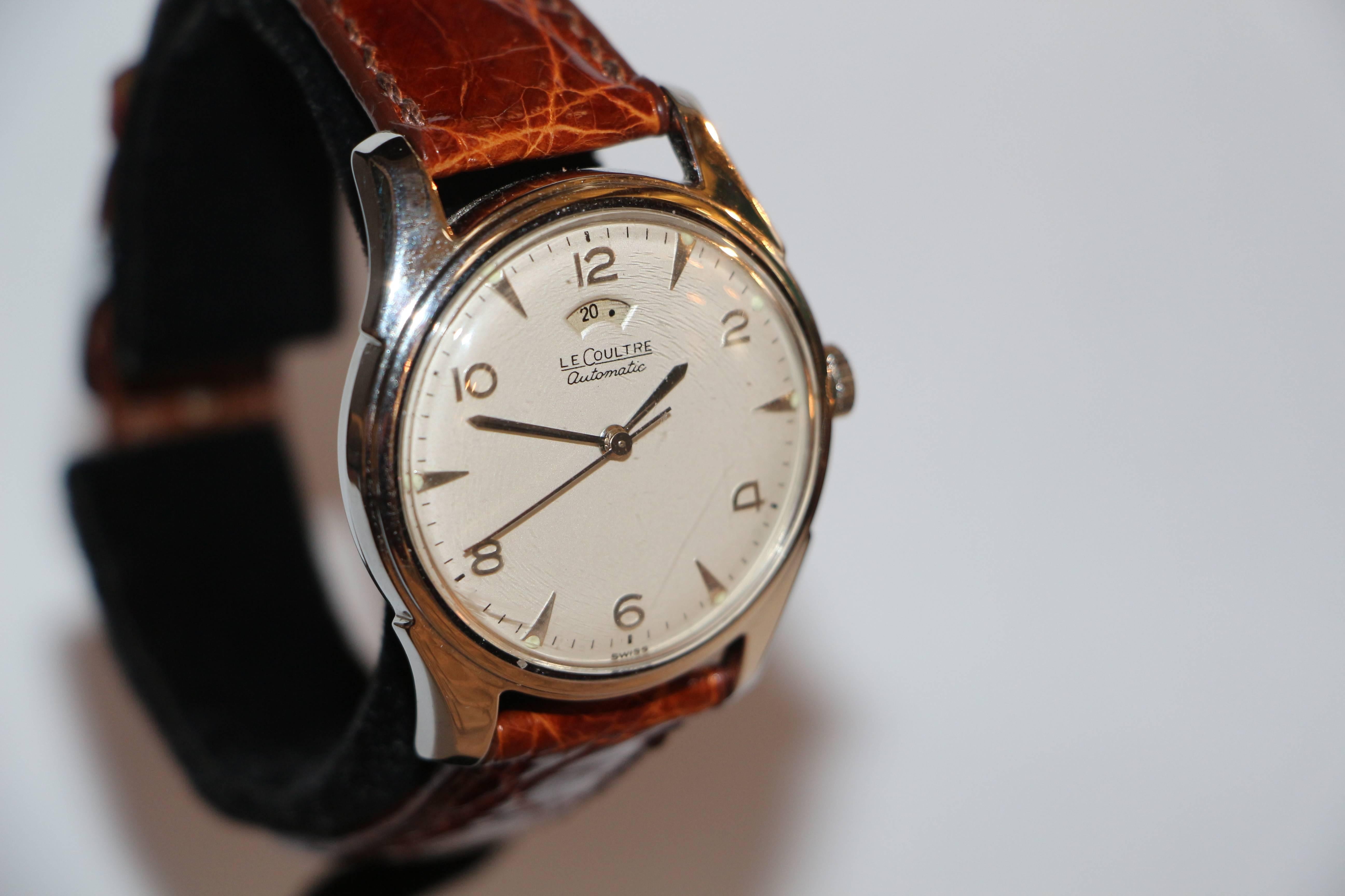 Jaeger-LeCoultre Automatic Power Reserve Watch in Stainless Steel 4