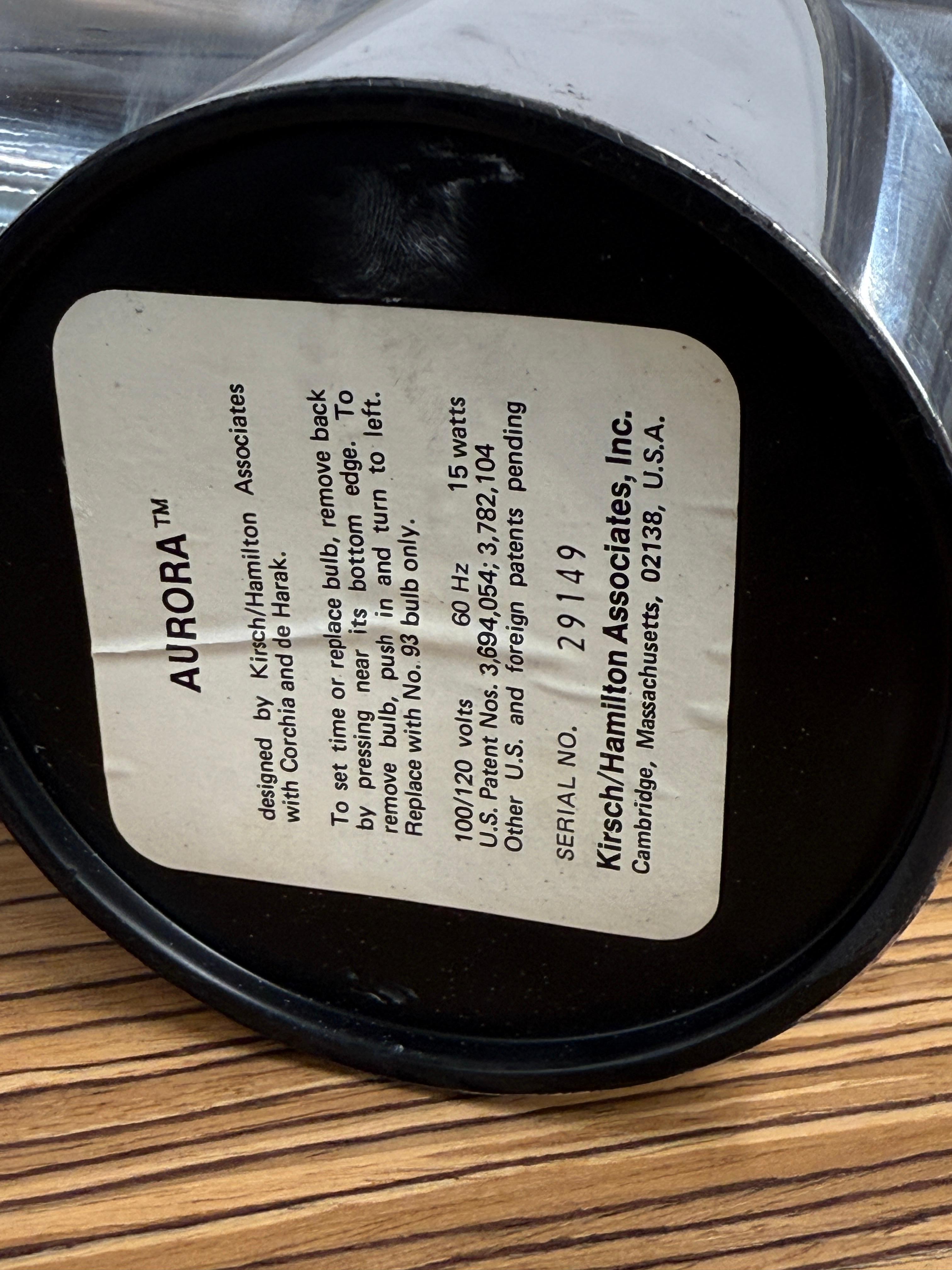 1970’s Kirsch Hamilton Aurora Clock Restored 5