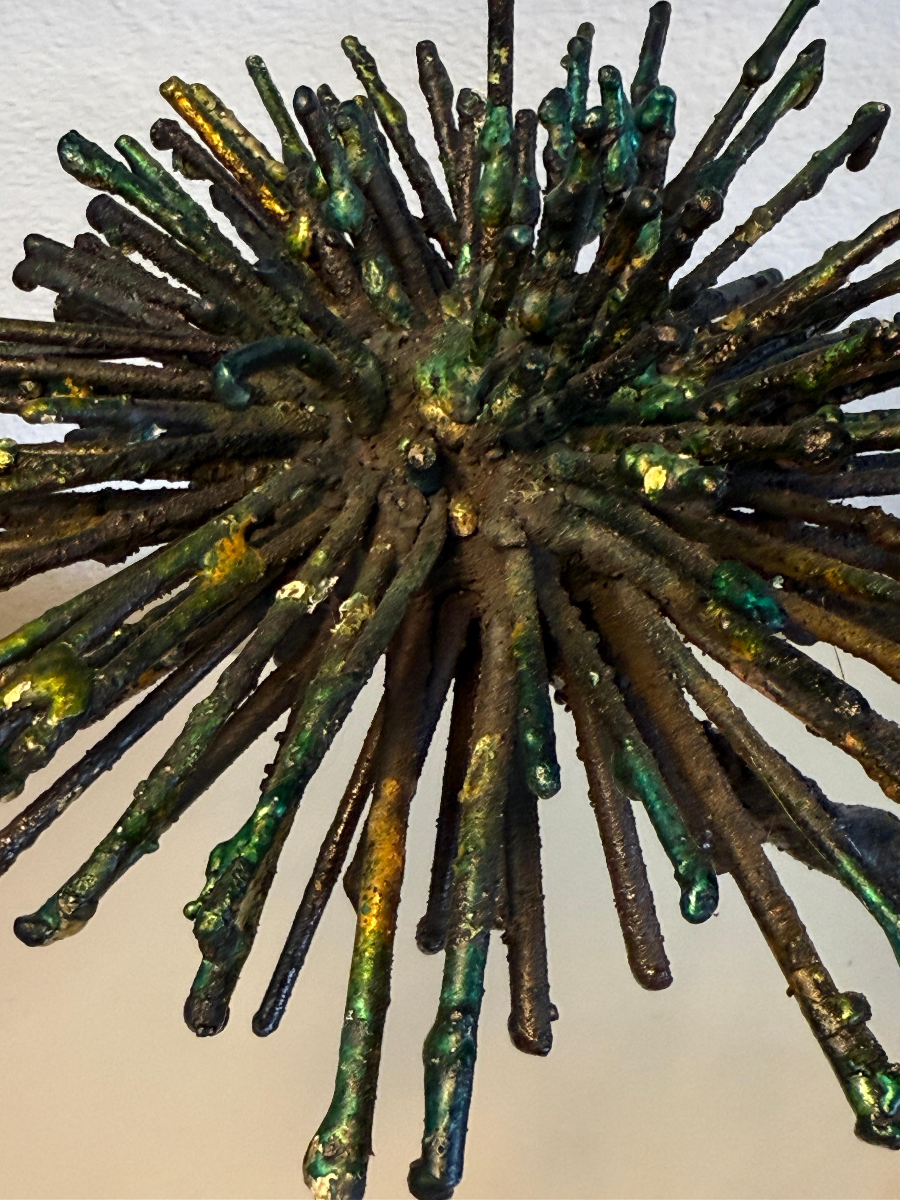 James Bearden 2022 Brutalist Blacked Steel and Enamel Tree For Sale 7