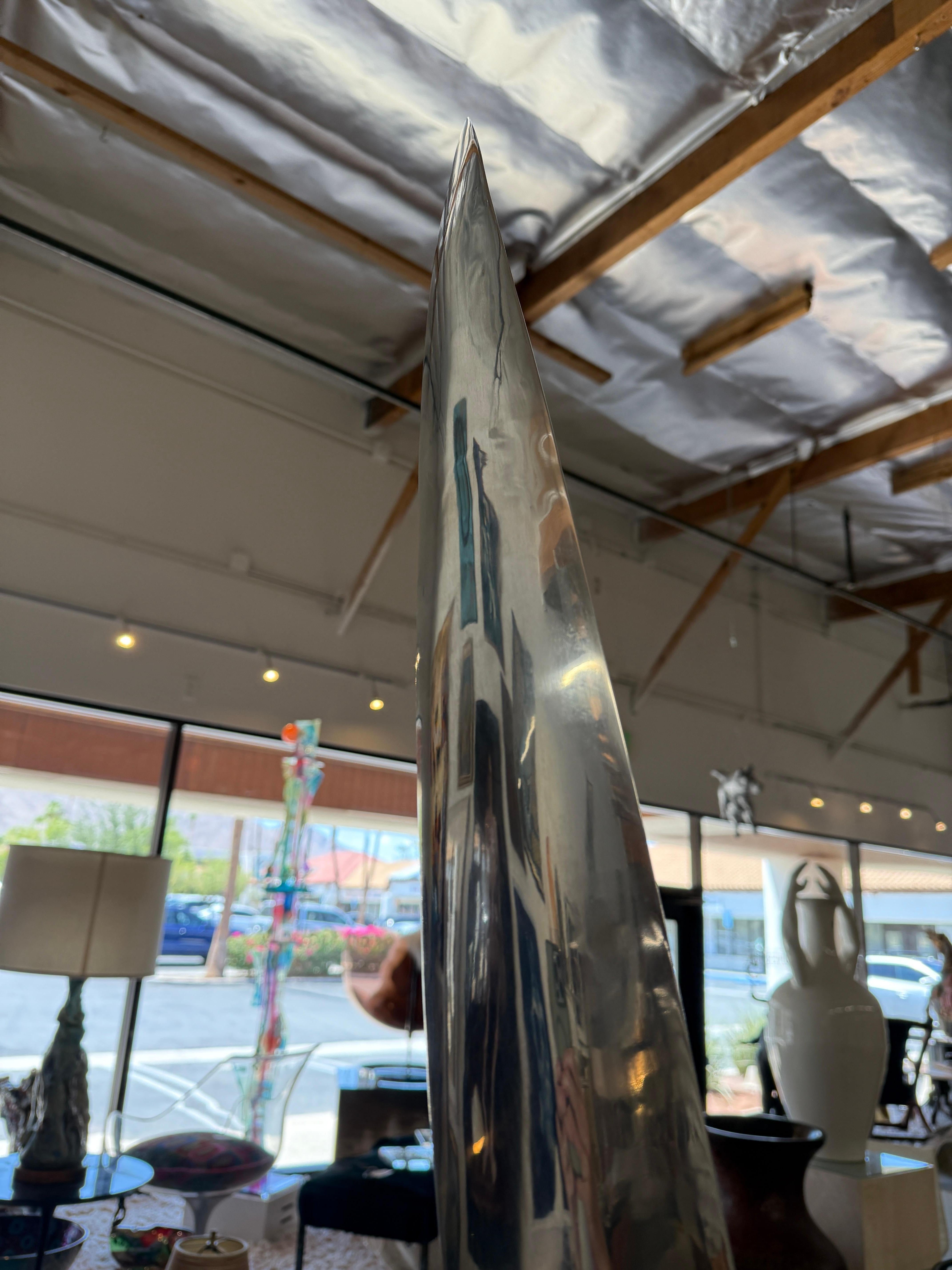 Scultura astratta in alluminio di Bill Keating 1975 in vendita 4