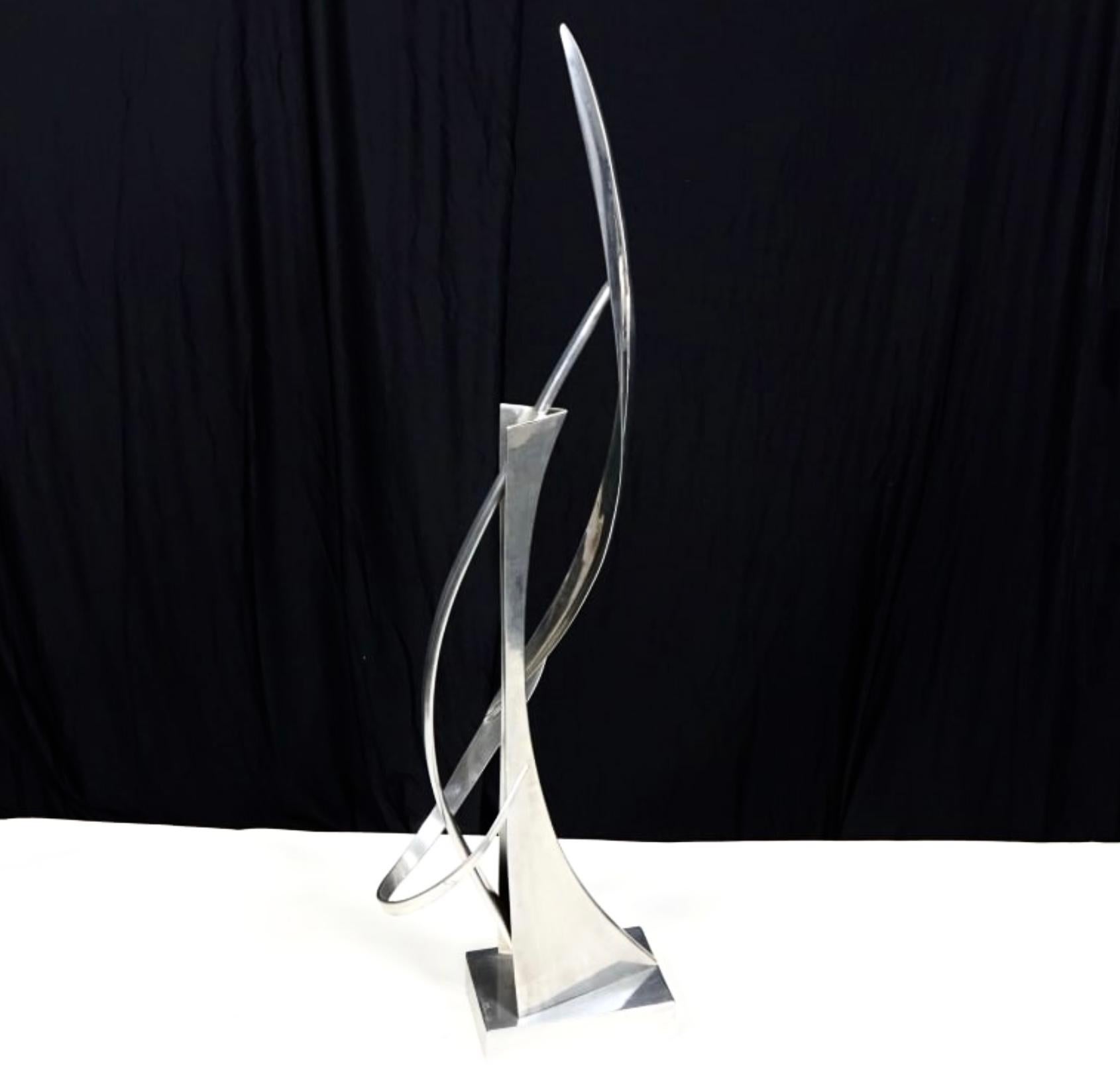 Scultura astratta in alluminio di Bill Keating 1975 in vendita 6