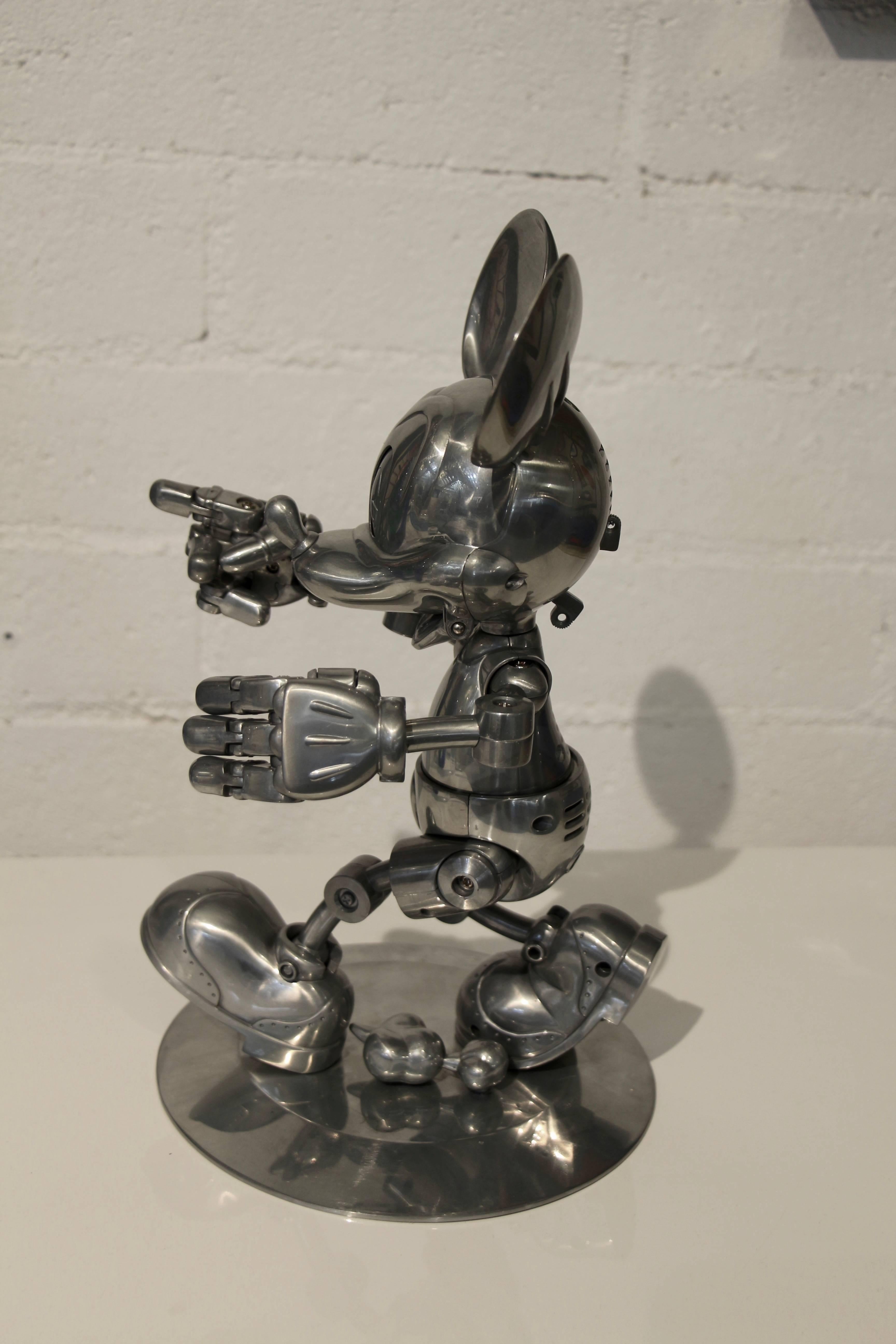 Hajime Sorayama for Disney Tomy Limited Edition Articulated Future Mickey Mouse In Good Condition In Palm Springs, CA