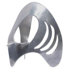 1973 Bill Keating, sculpture abstraite en aluminium
