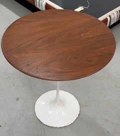 First Production Knoll Eero Saarinen Tulip Side Table Walnut 575 Madison Label