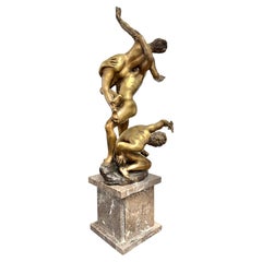 "Il ratto delle Sabine", bronzo neoclassico del Grand Tour ispirato a Giambologna