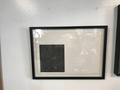 Frank Stella 1967 Lithograph "Black Series II"