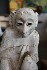 Great Ceramic Monkey or Chimpanzee Sculpture