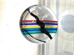 Bunte Glasskulptur von Livio Seguso für Oggetti