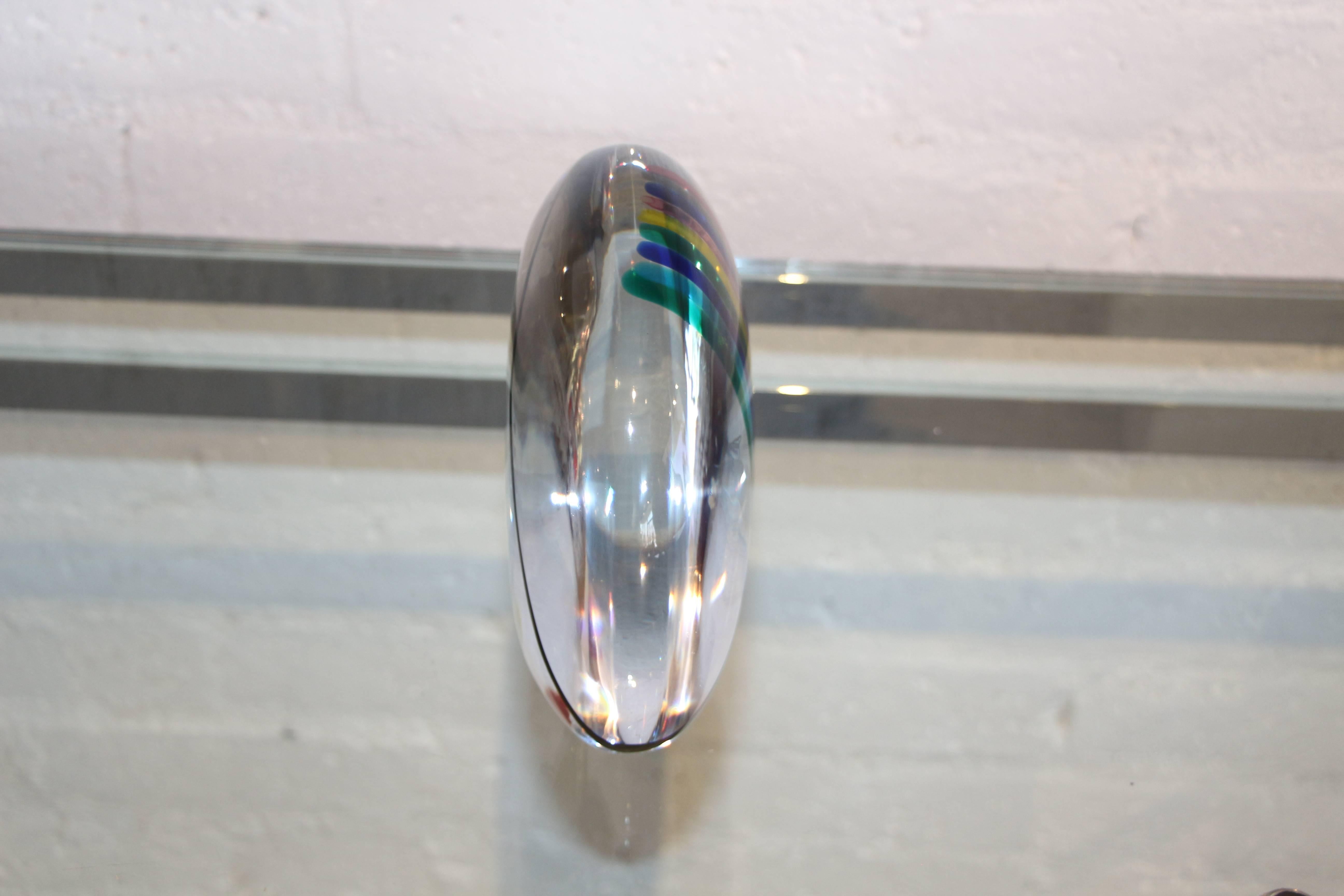 XX secolo Livio Seguso per Oggetti Scultura di vetro colorata in vendita