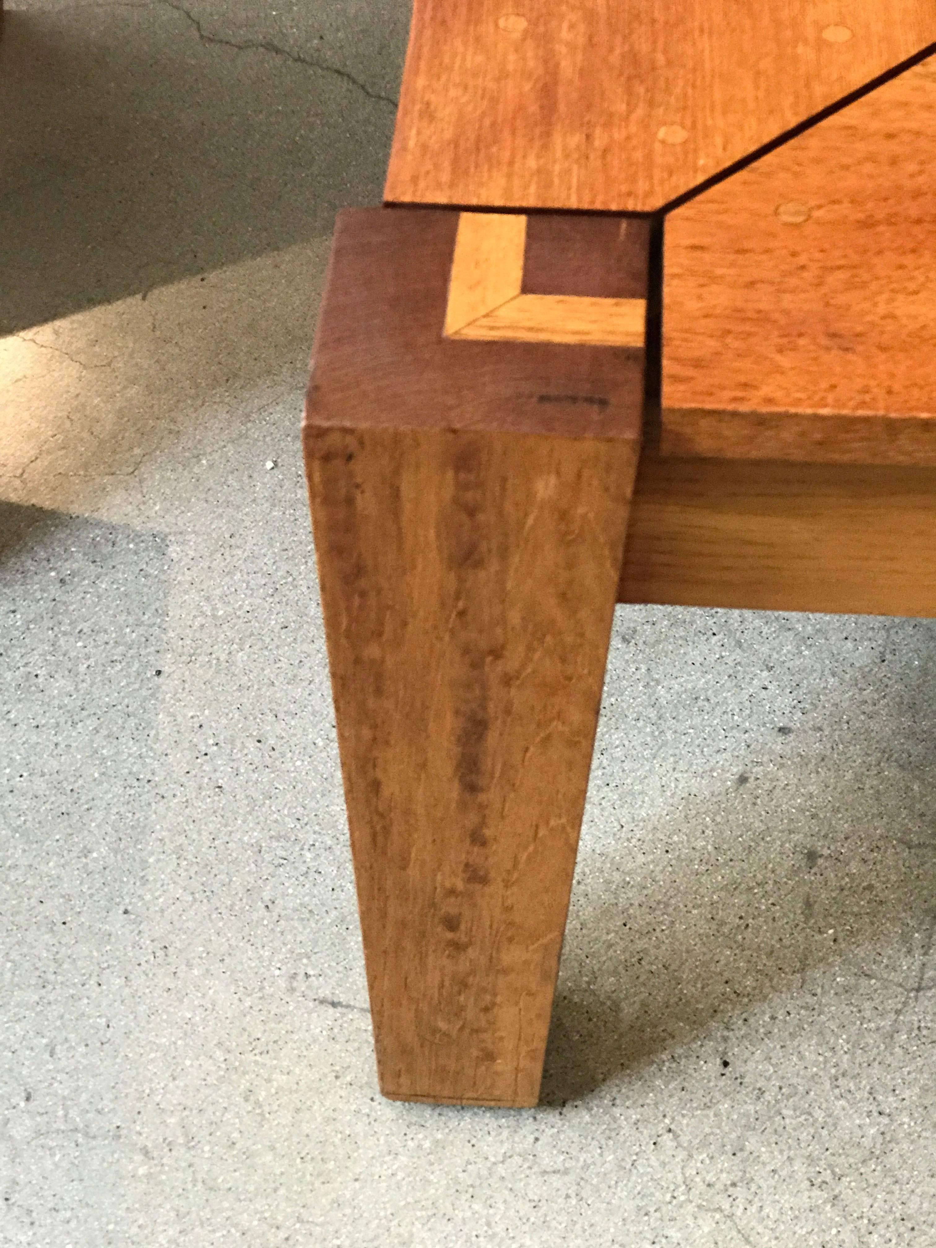 Rob Edley Welborn Prototype Square Coffee Table in Spanish Cedar 2