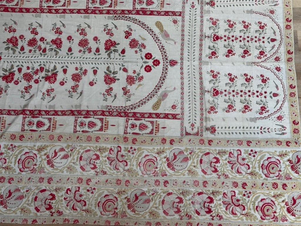 19e siècle Textile bloqué à la main en vente 3
