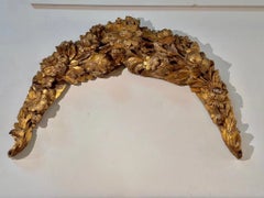 French Carved and Gilded Architectural fragment, 18th-19th c.