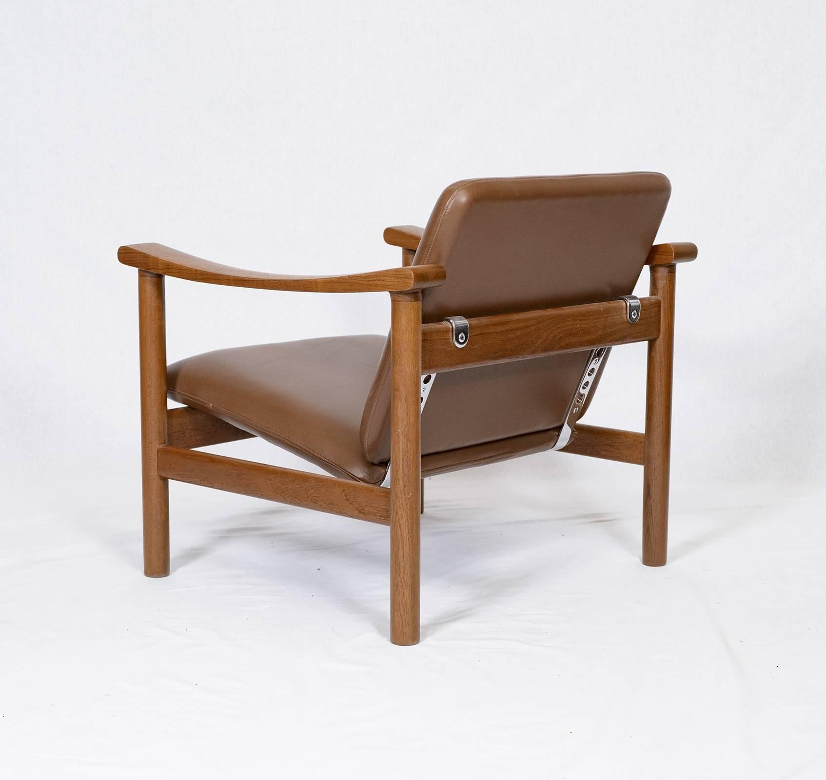 Scandinavian Modern Hans Wegner GE-280 Lounge Chair