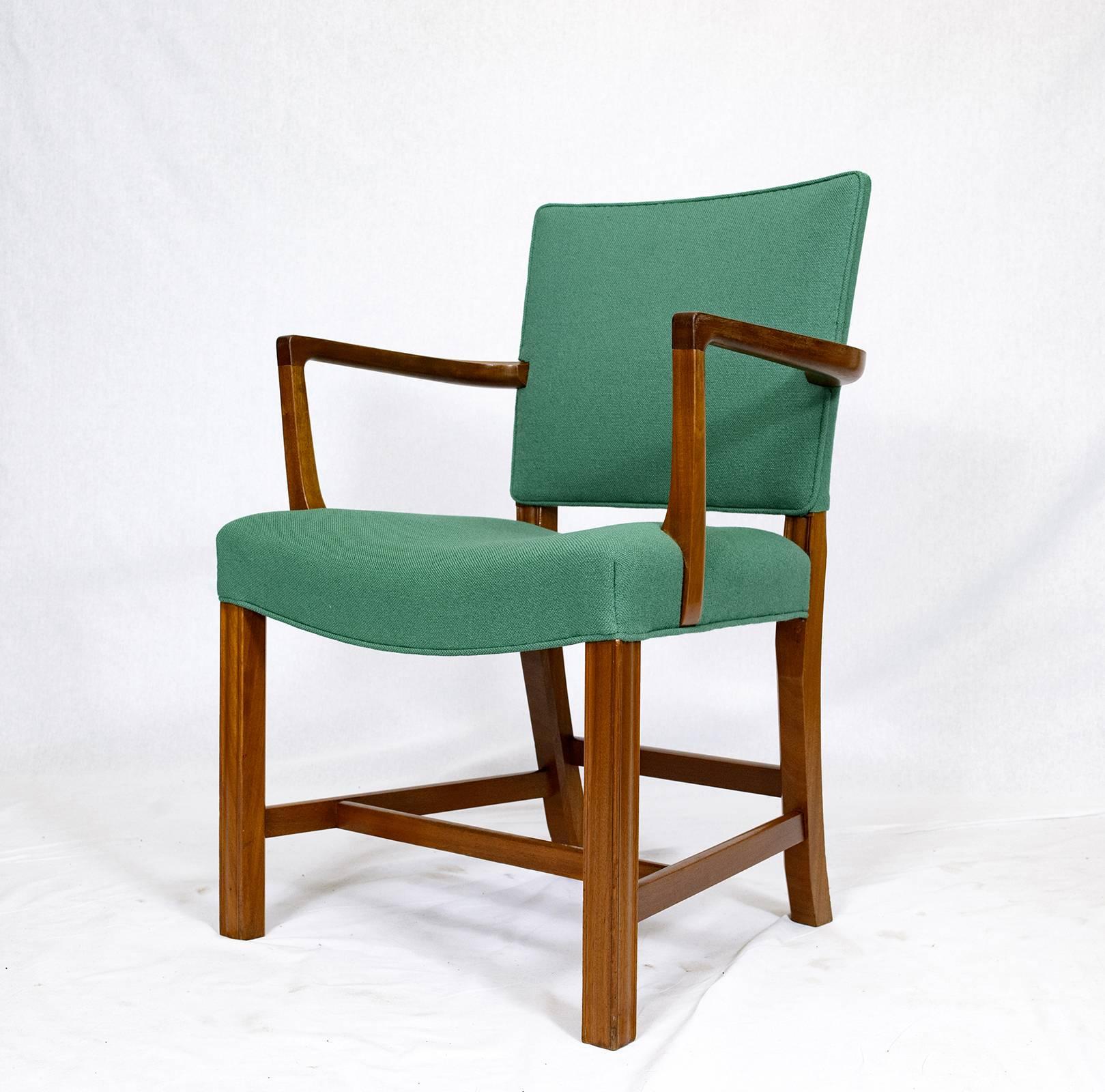 Pair of Kaare Klint Armchairs In Good Condition For Sale In Los Angeles, CA