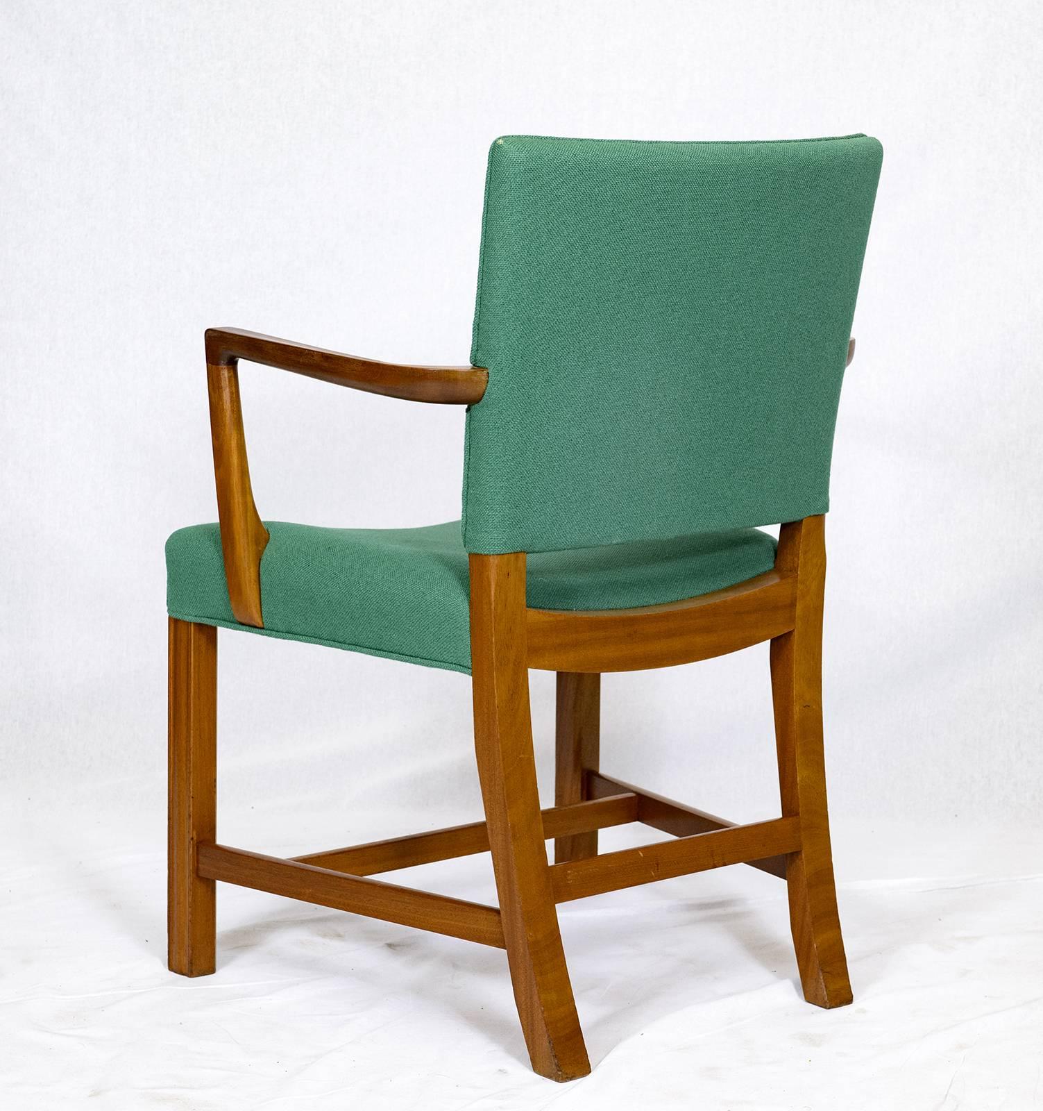 Mahogany Pair of Kaare Klint Armchairs For Sale