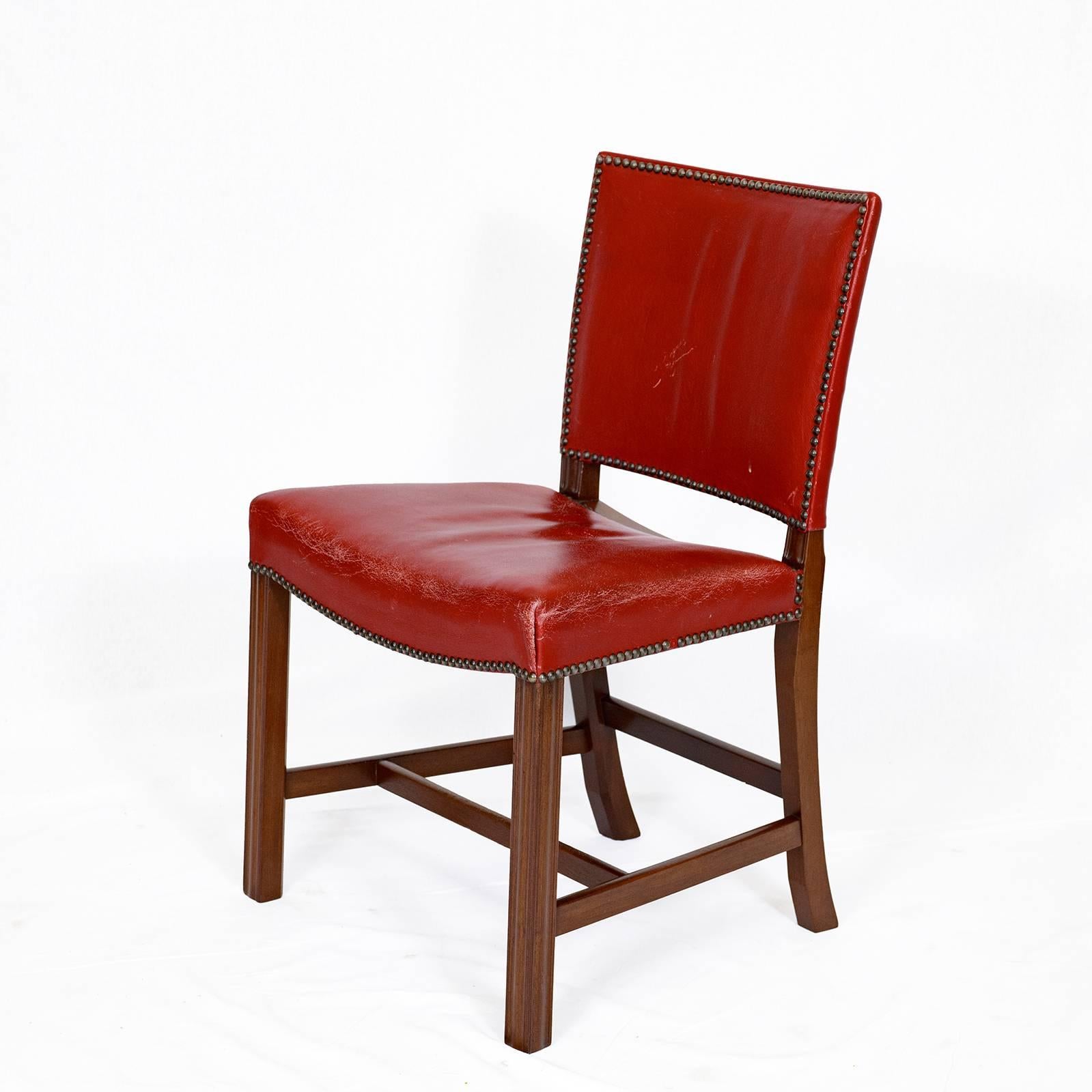 Set of Ten Kaare Klint Dining Chairs In Good Condition In Los Angeles, CA