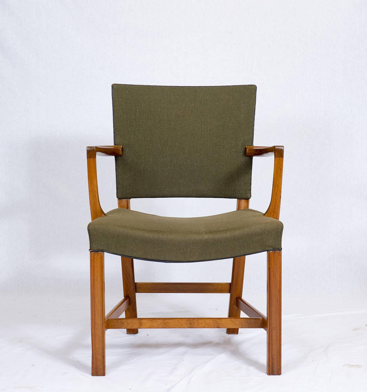 Scandinavian Modern Pair of Kaare Klint Armchairs For Sale