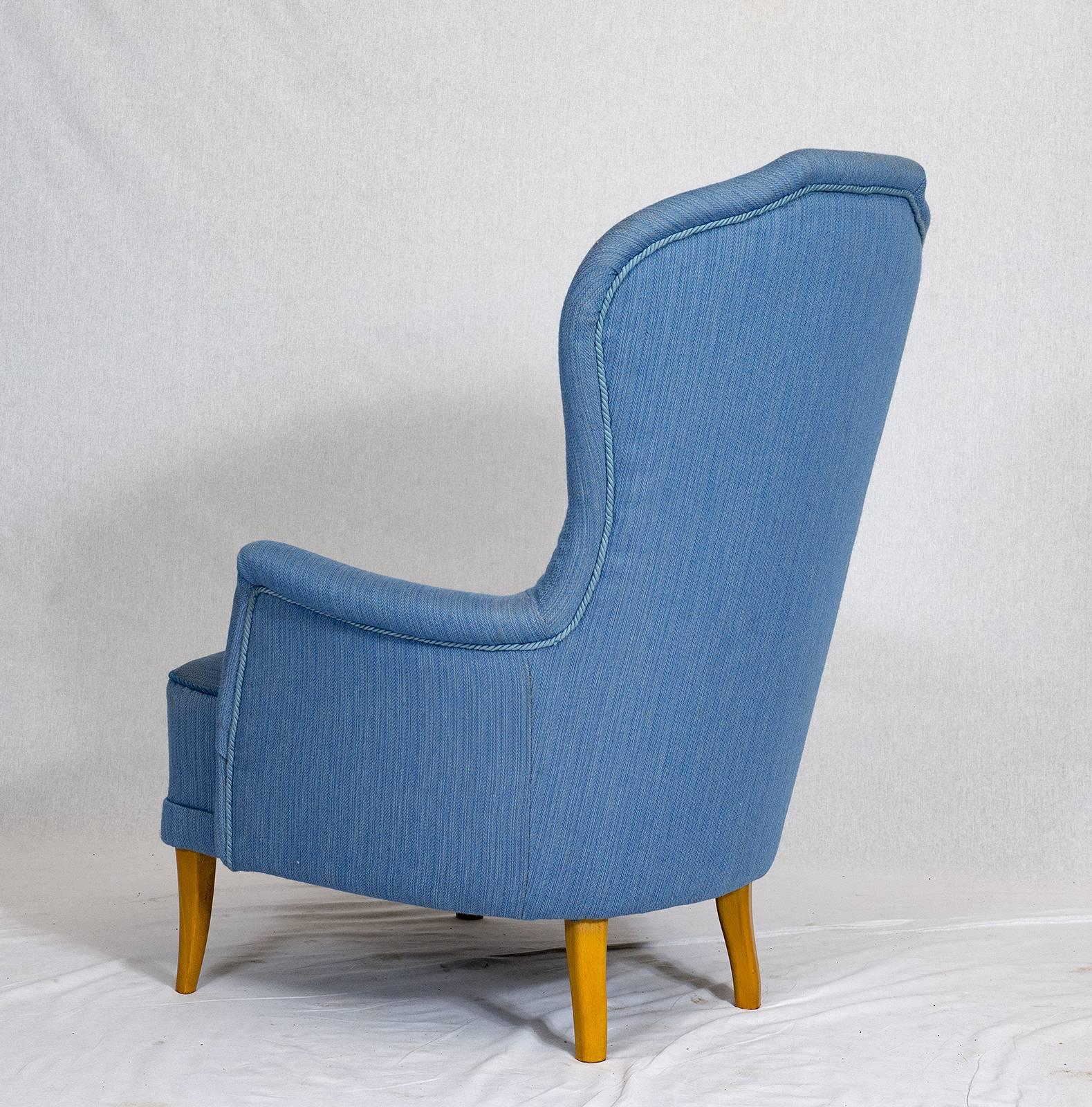 Swedish Carl Malmsten Lounge Chair