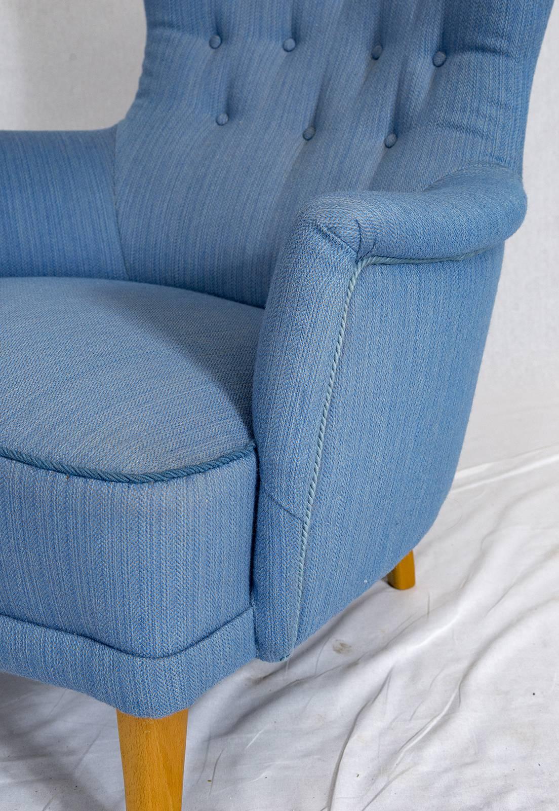 Mid-20th Century Carl Malmsten Lounge Chair