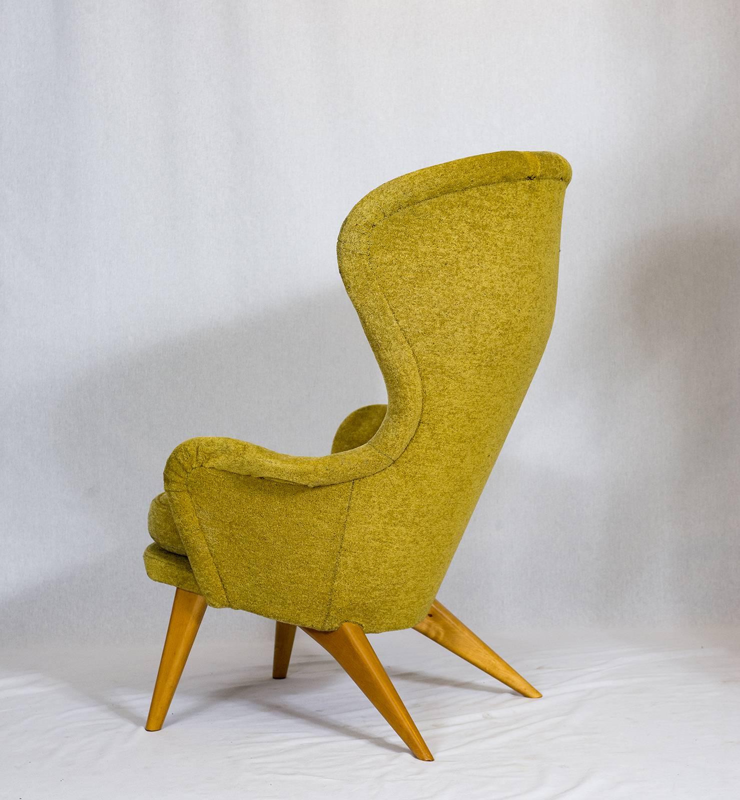 Mid-20th Century Carl Gustav Hiort af Ornäs Lounge Chair