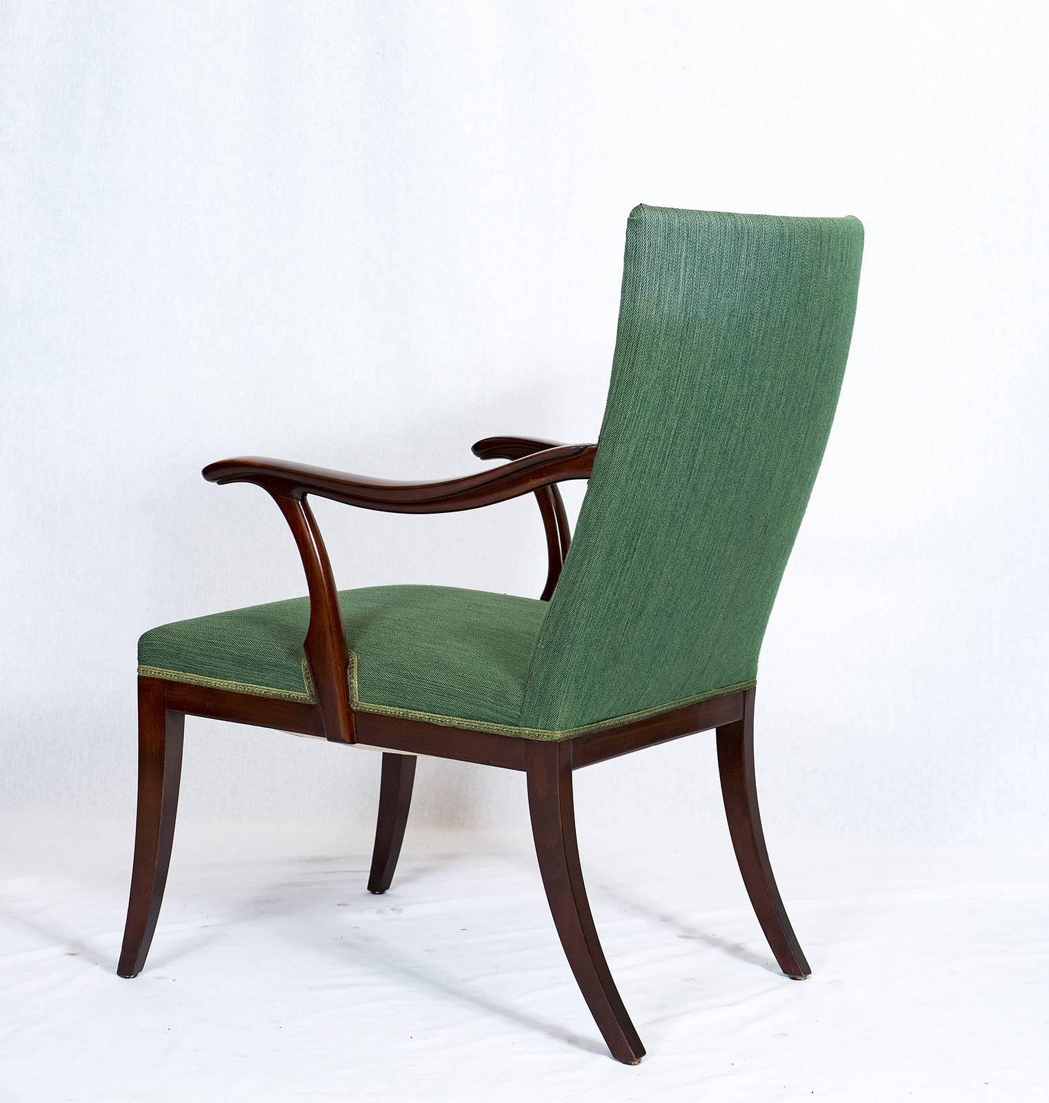 Danish Frits Henningsen Lounge Chair For Sale