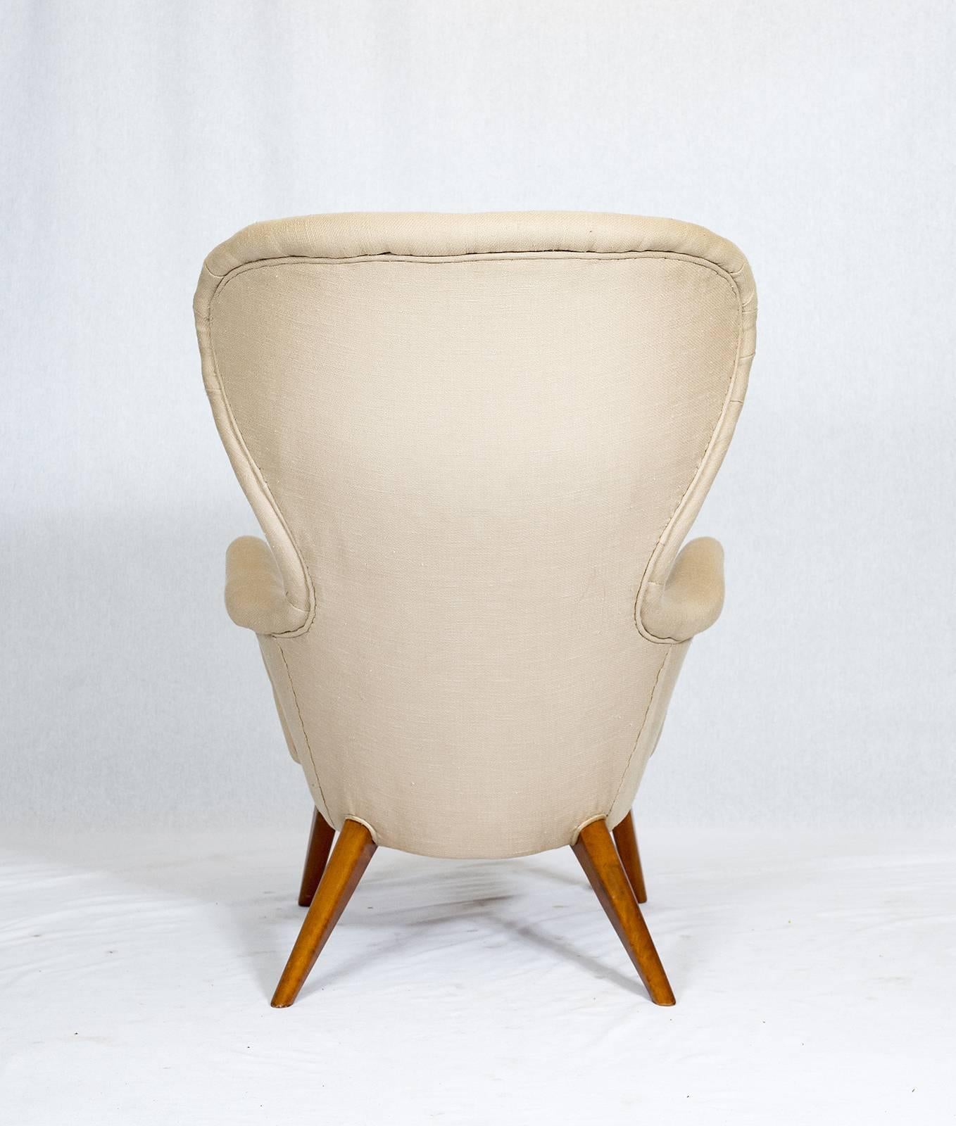 Mid-20th Century Carl Gustav Hiort af Ornäs Lounge Chair