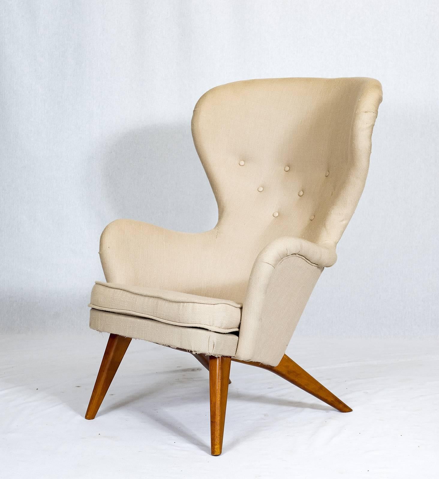 Scandinavian Modern Carl Gustav Hiort af Ornäs Lounge Chair