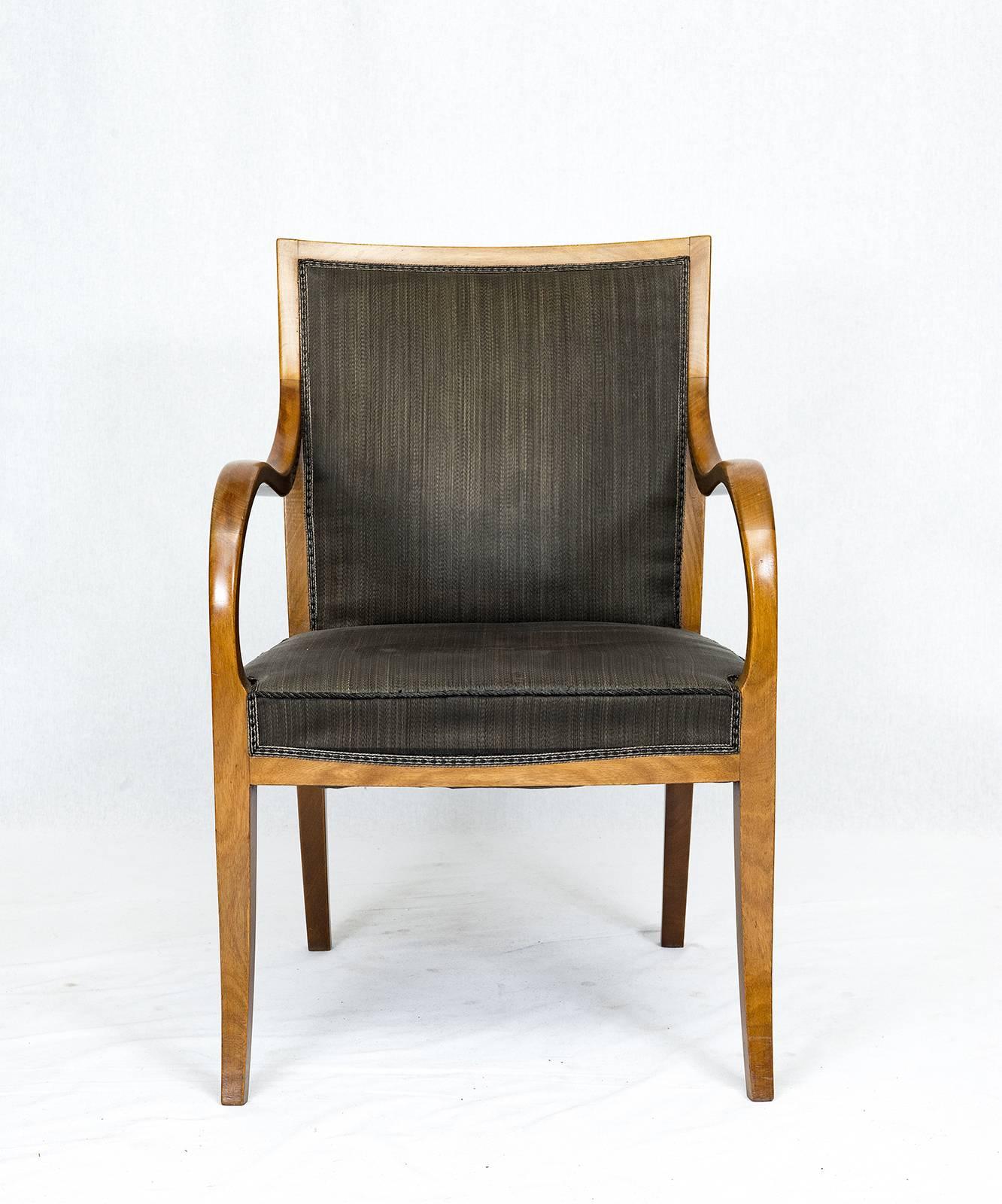 Frits Henningsen armchair with original horsehair upholstery.   Store formerly known as ARTFUL DODGER INC