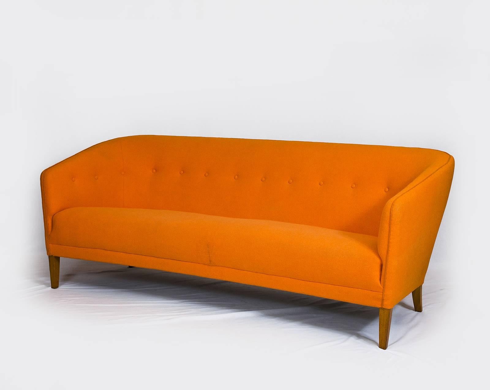 Scandinavian Modern Ludvig Pontoppidan Sofa For Sale