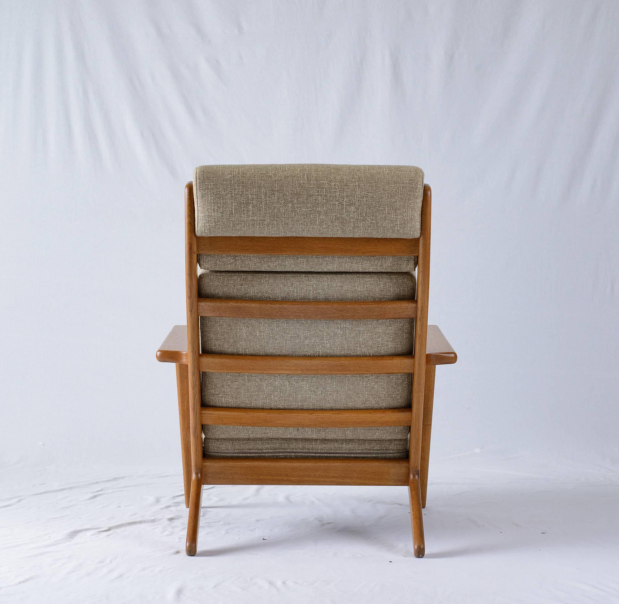 Danish Hans Wegner GE-290 High Back Lounge Chair