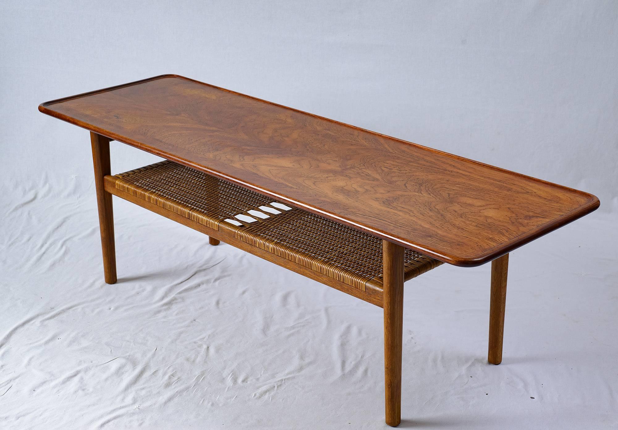 Hans Wegner AT-10 coffee table designed in 1955 and produced by Andreas Tuck.
