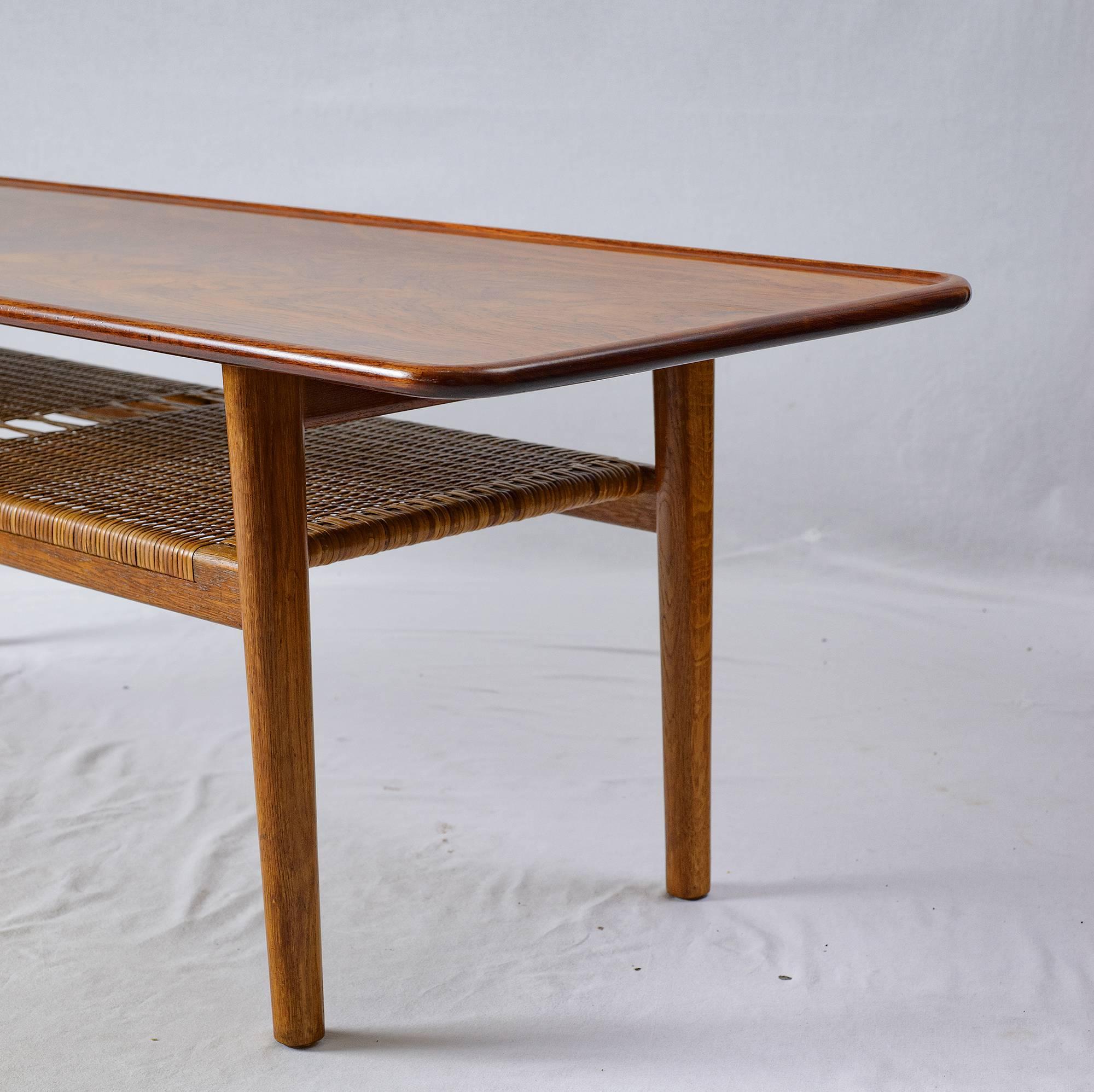 Scandinavian Modern Hans Wegner AT-10 Coffee Table