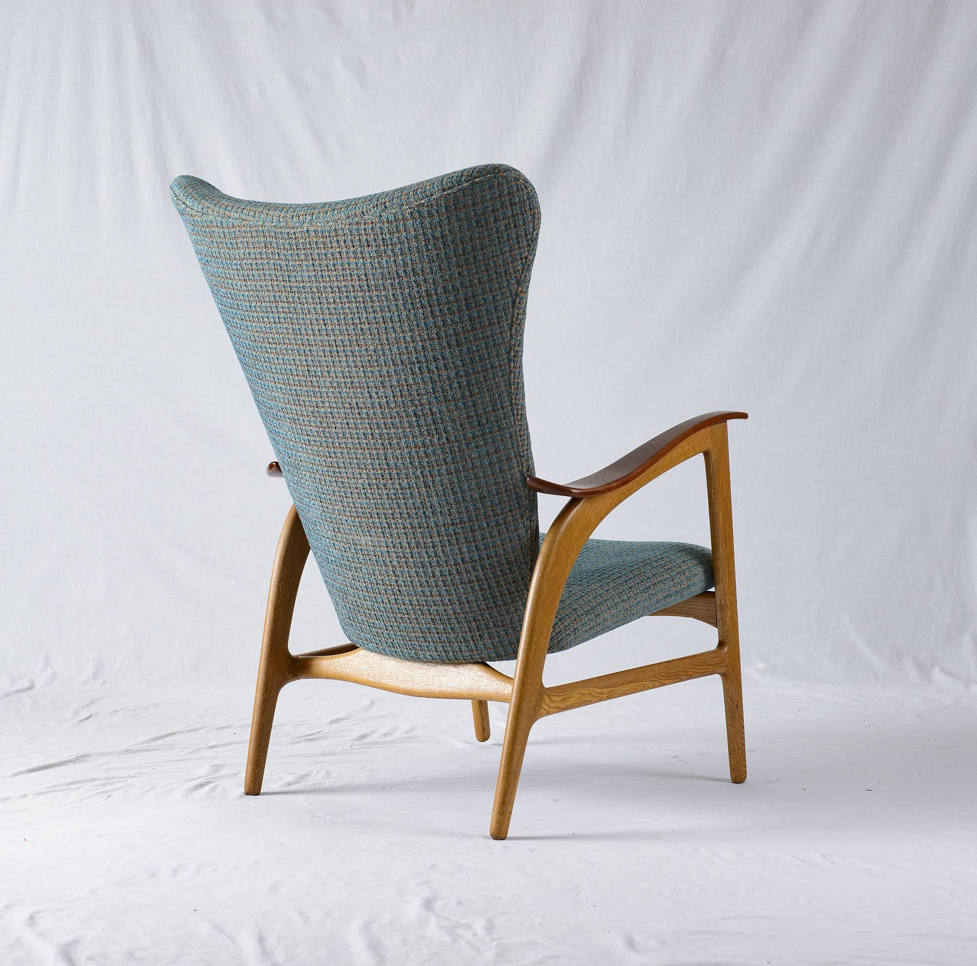 Danish Wingback Lounge Chair 2
